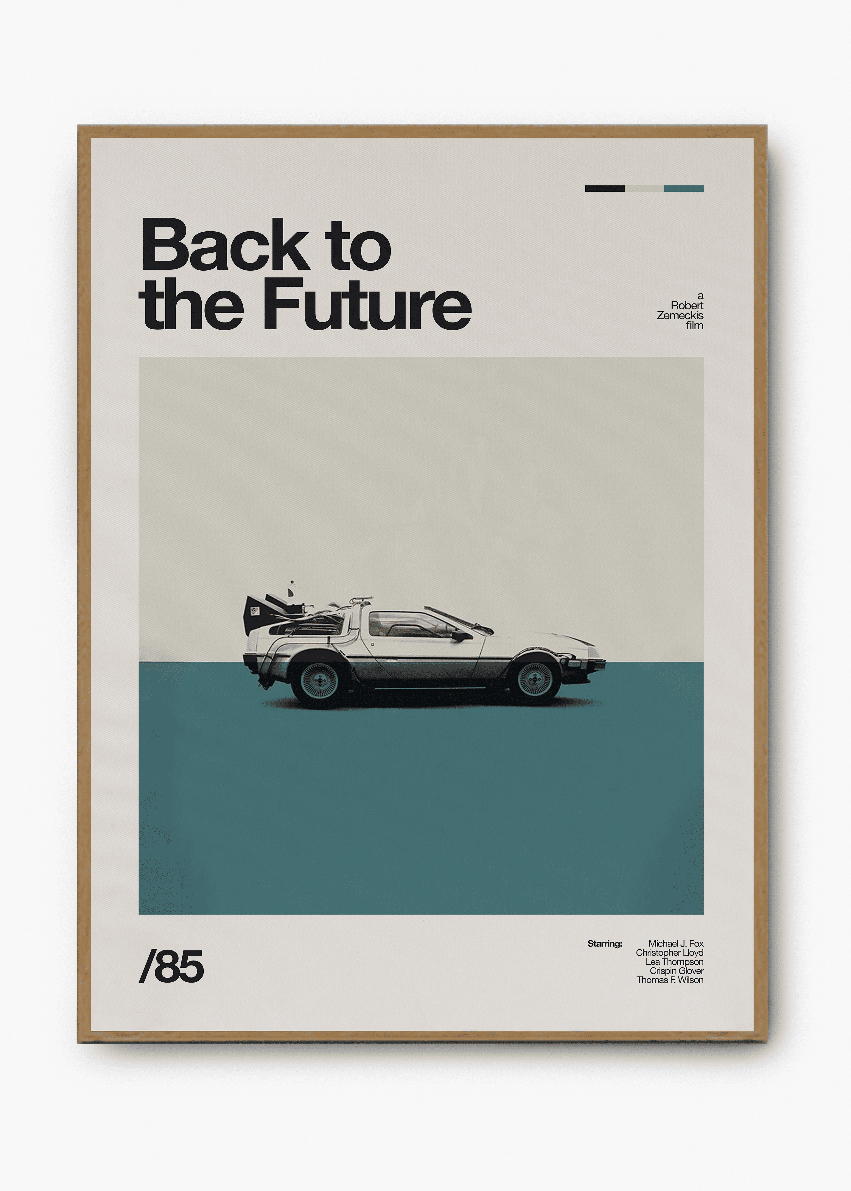 Quadro De volta para o Futuro - Back to the Future