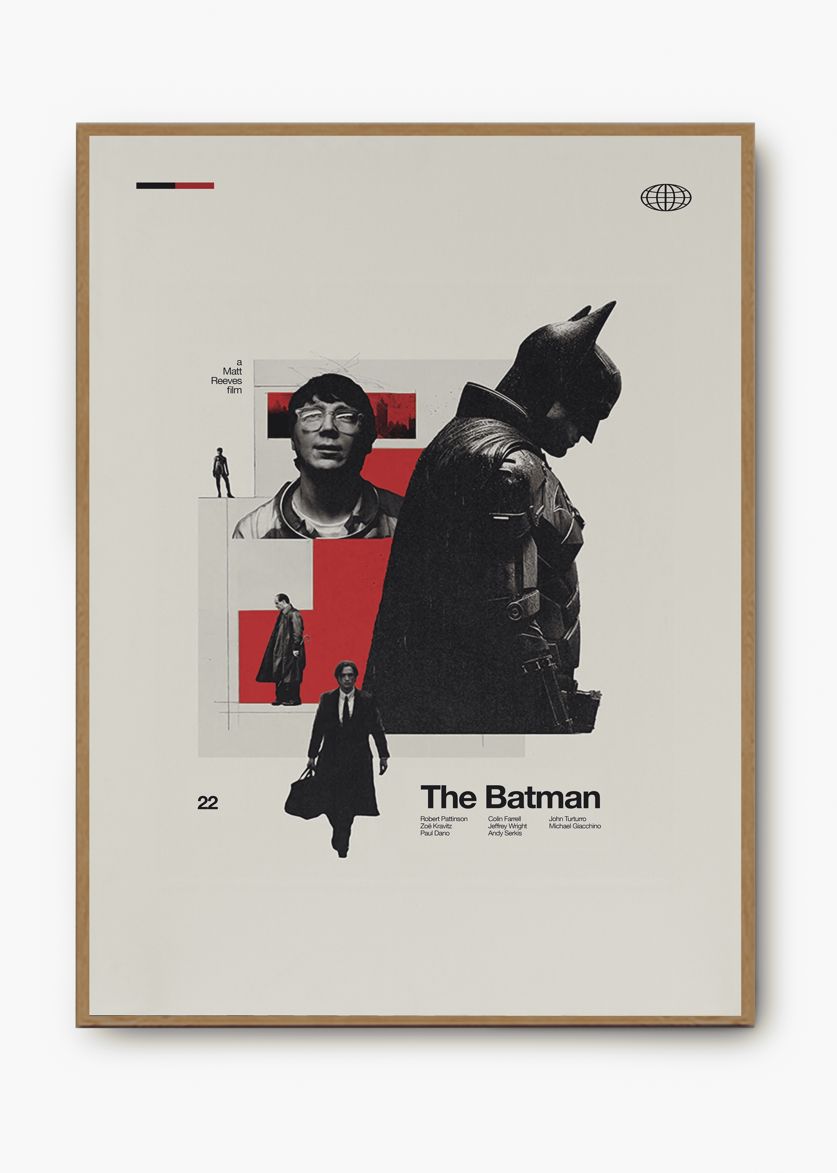 Quadro decorativo Batman — arte de cinema para parede | Cübe Quadros