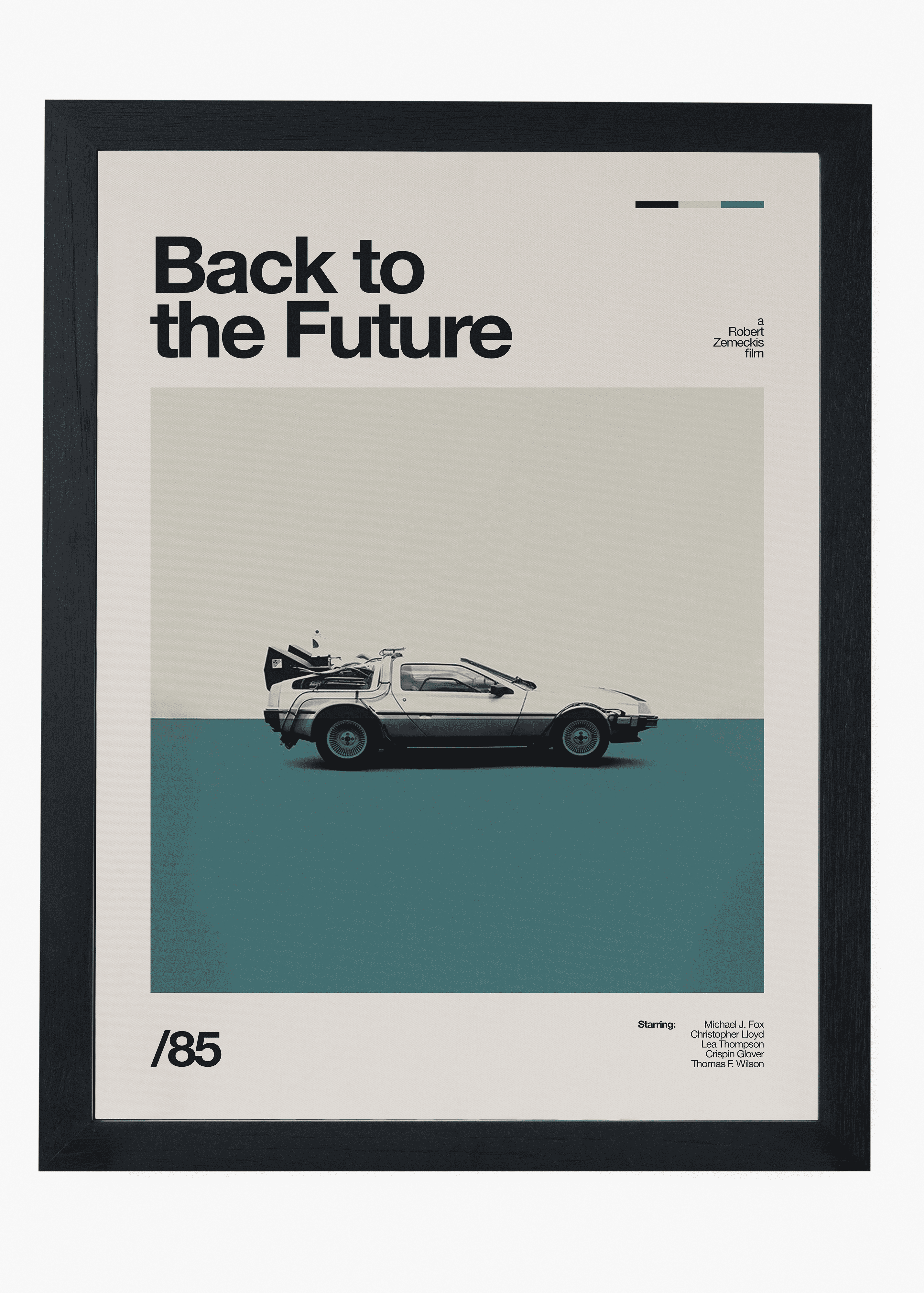 Quadro De volta para o Futuro - Back to the Future