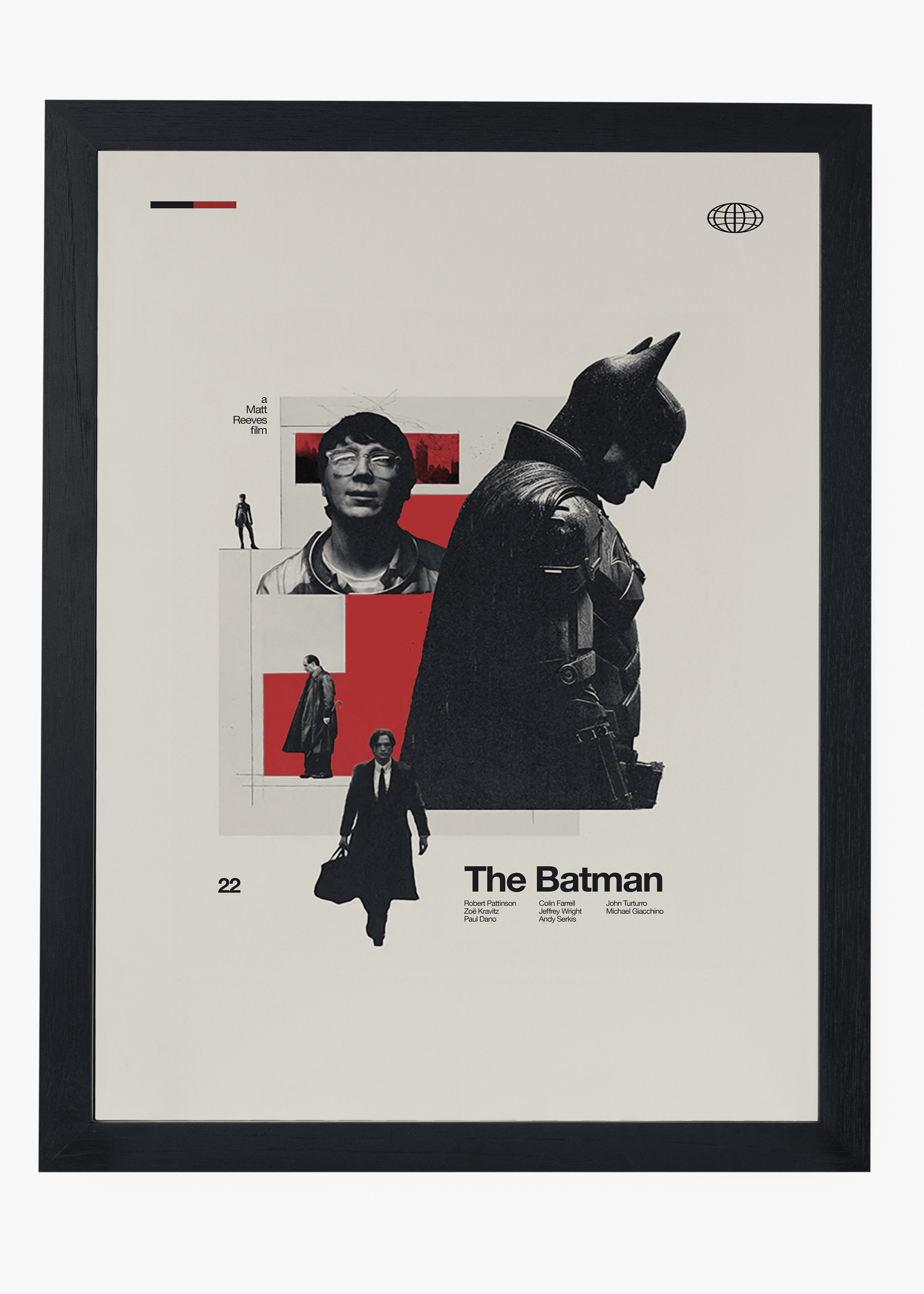 Quadro decorativo Batman — arte de cinema para parede | Cübe Quadros