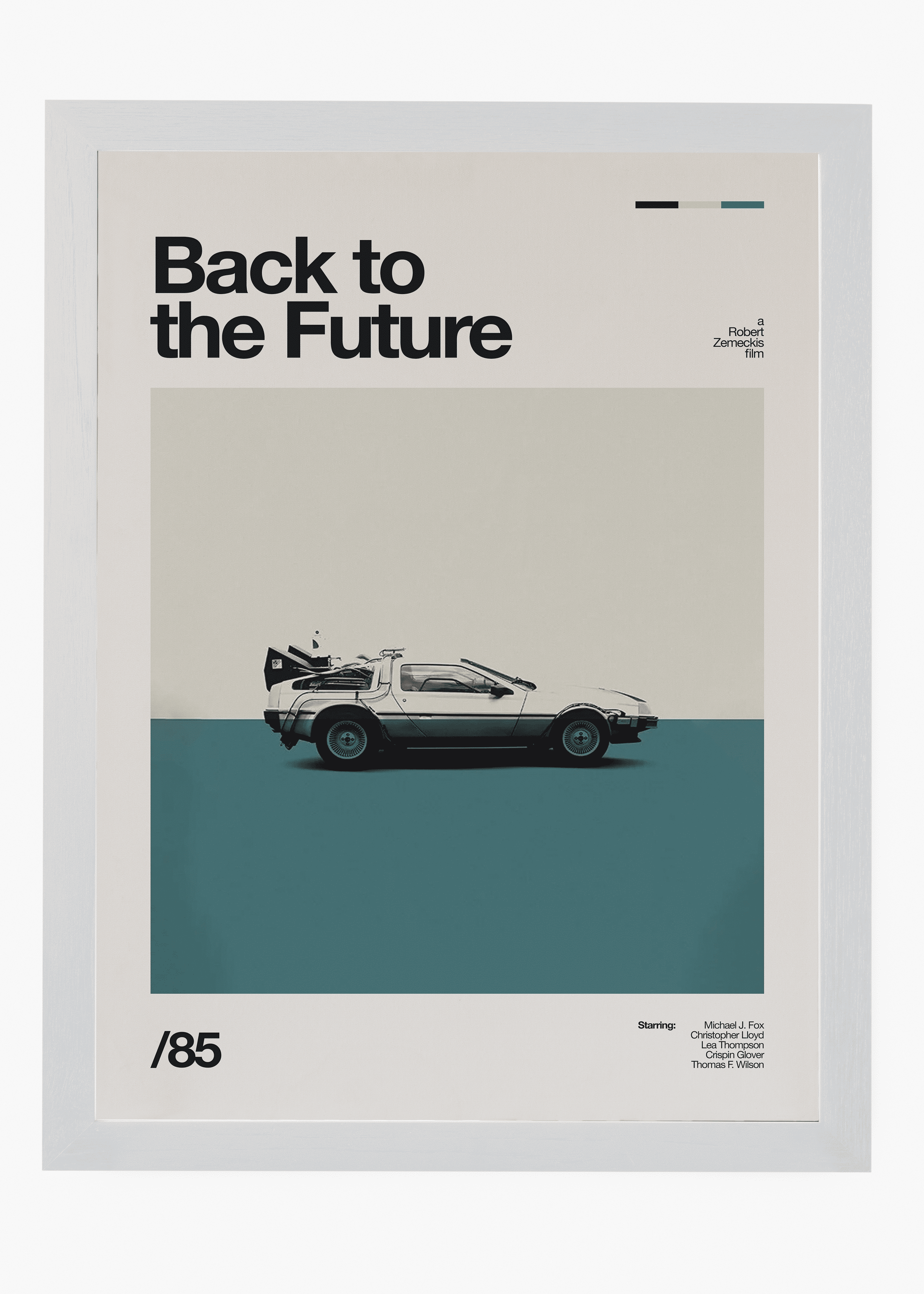 Quadro De volta para o Futuro - Back to the Future