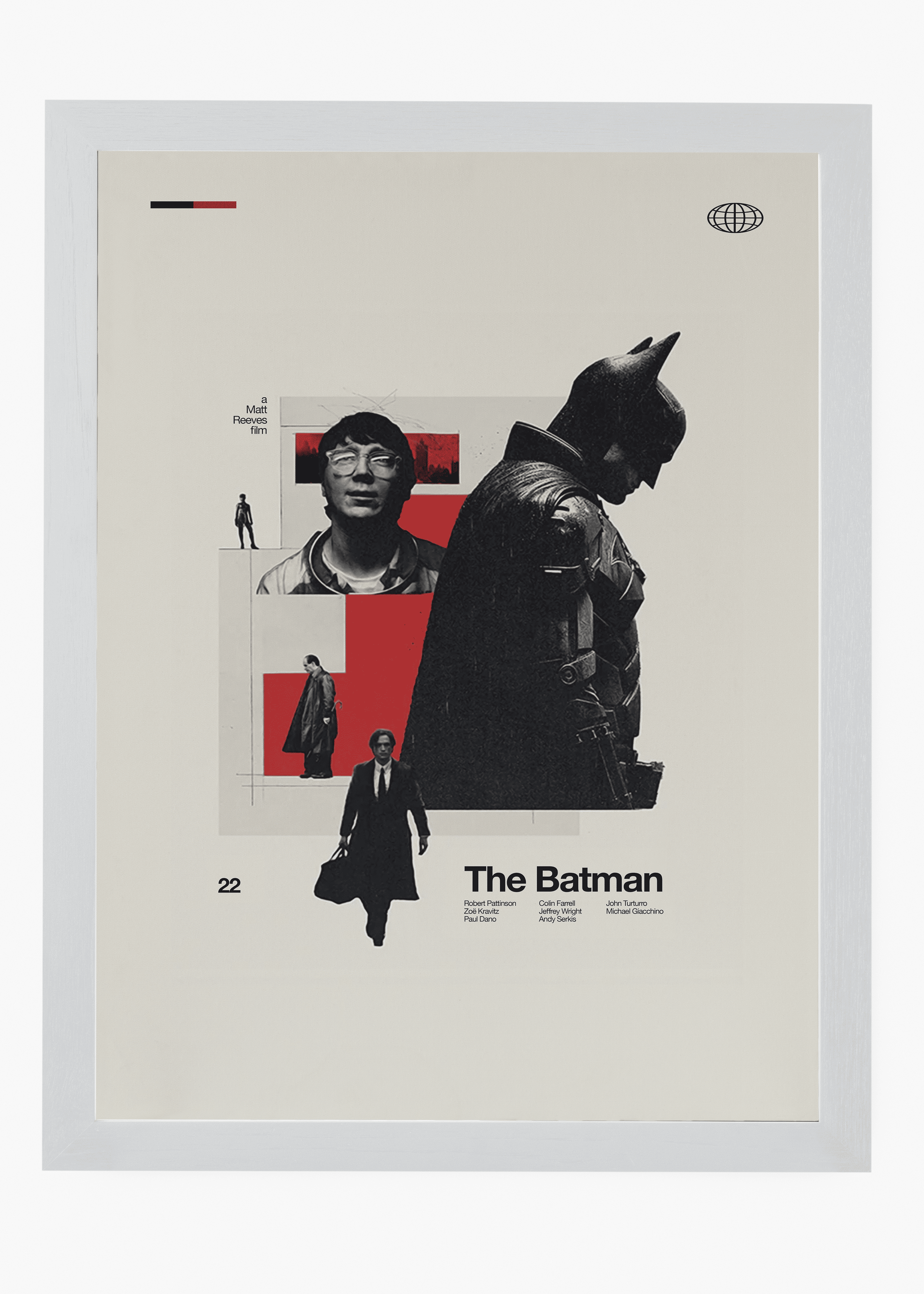 Quadro decorativo Batman — arte de cinema para parede | Cübe Quadros