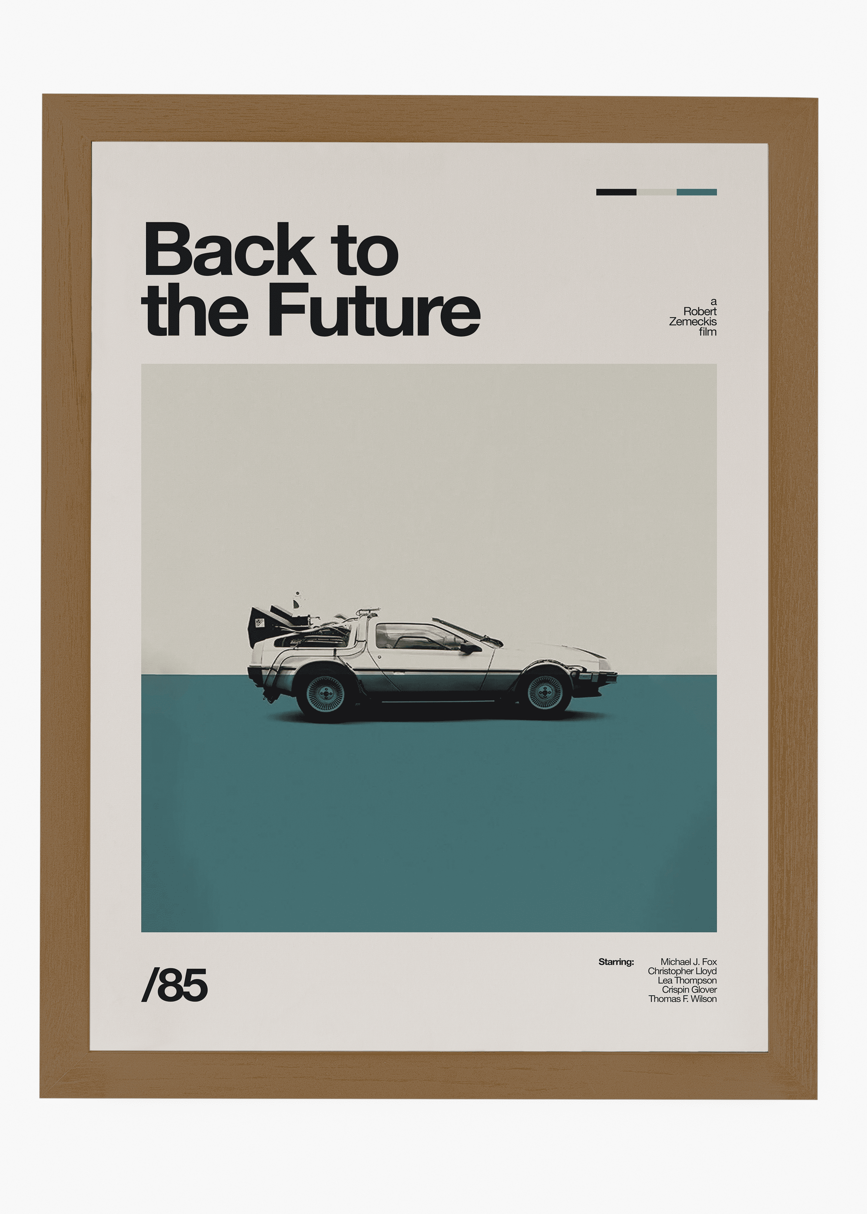 Quadro De volta para o Futuro - Back to the Future