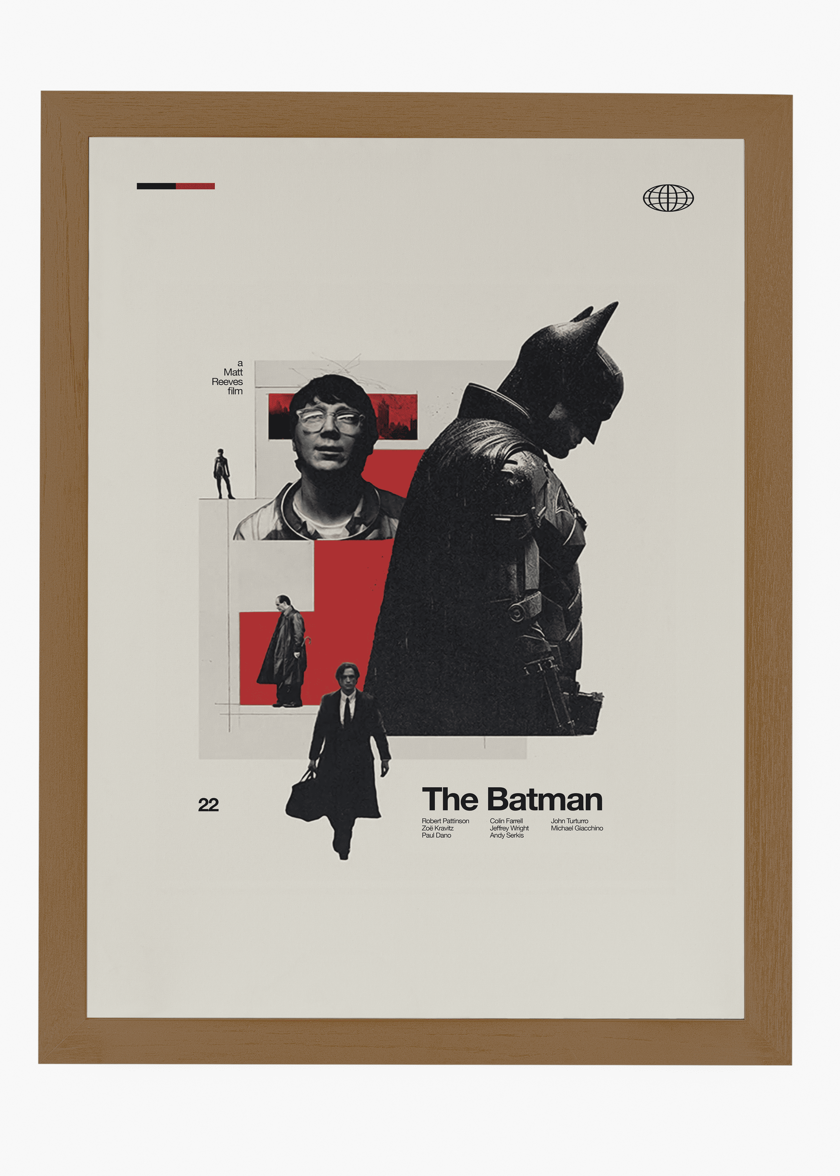 Quadro decorativo Batman — arte de cinema para parede | Cübe Quadros
