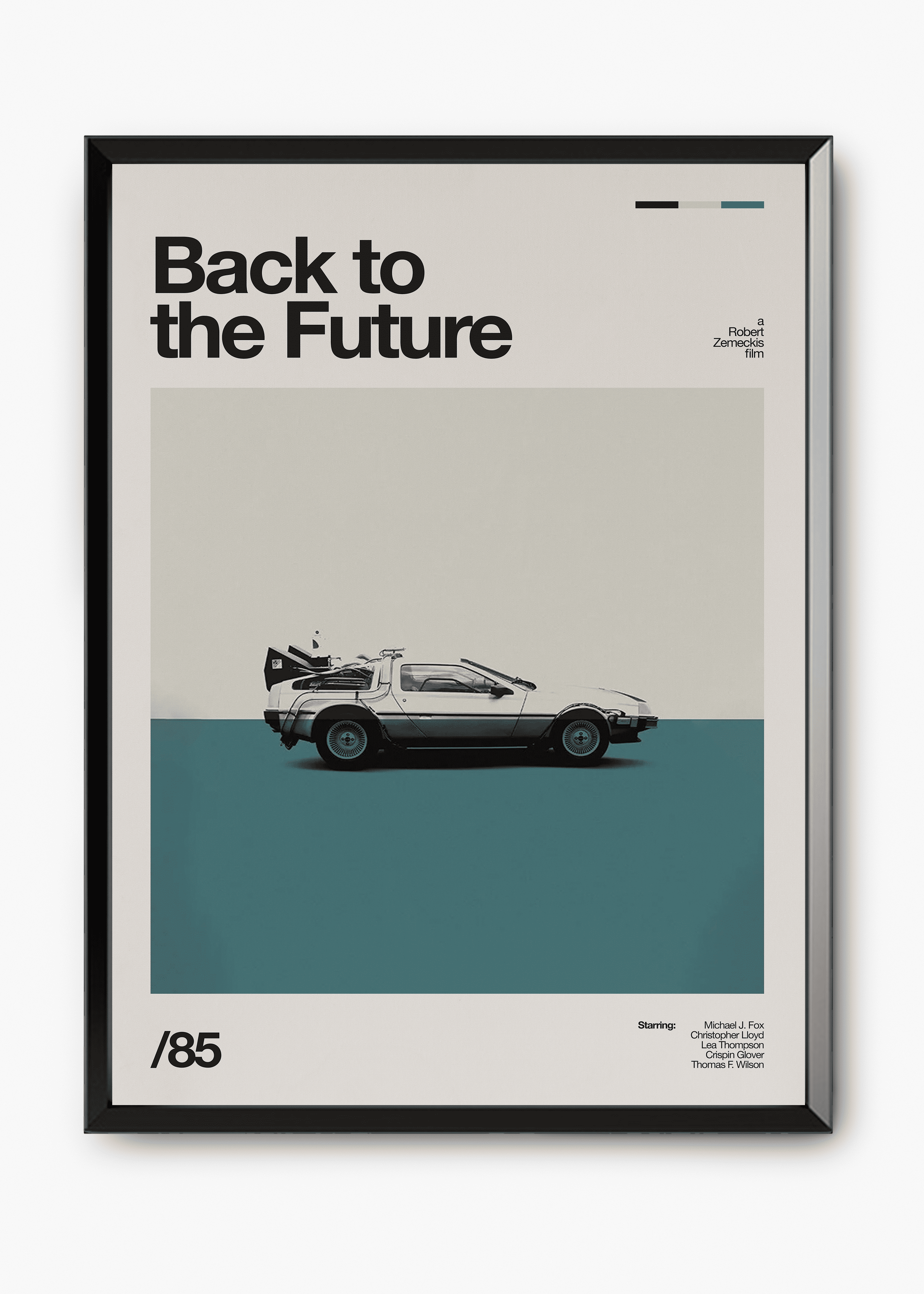 Quadro De volta para o Futuro - Back to the Future