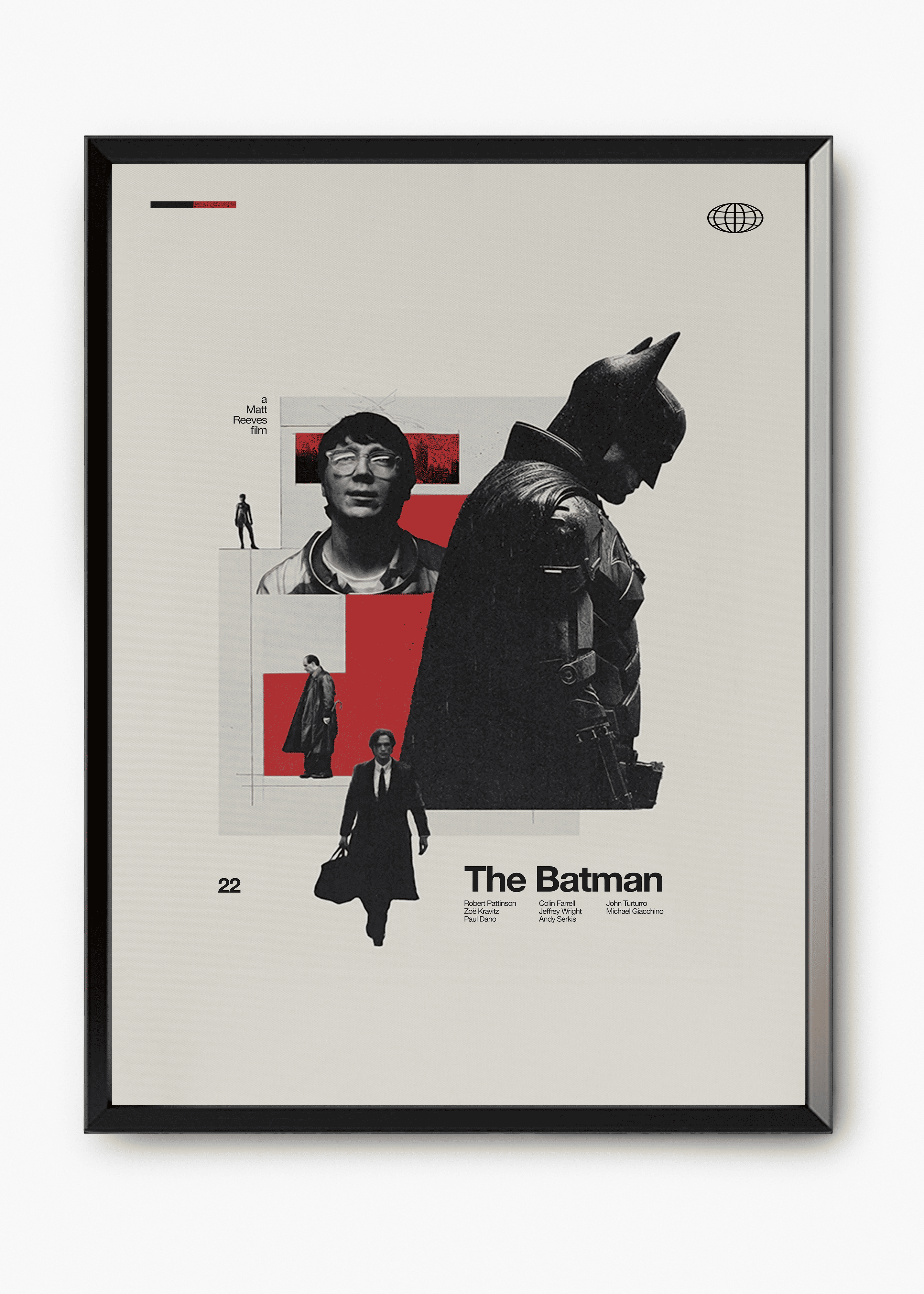 Quadro decorativo Batman — arte de cinema para parede | Cübe Quadros