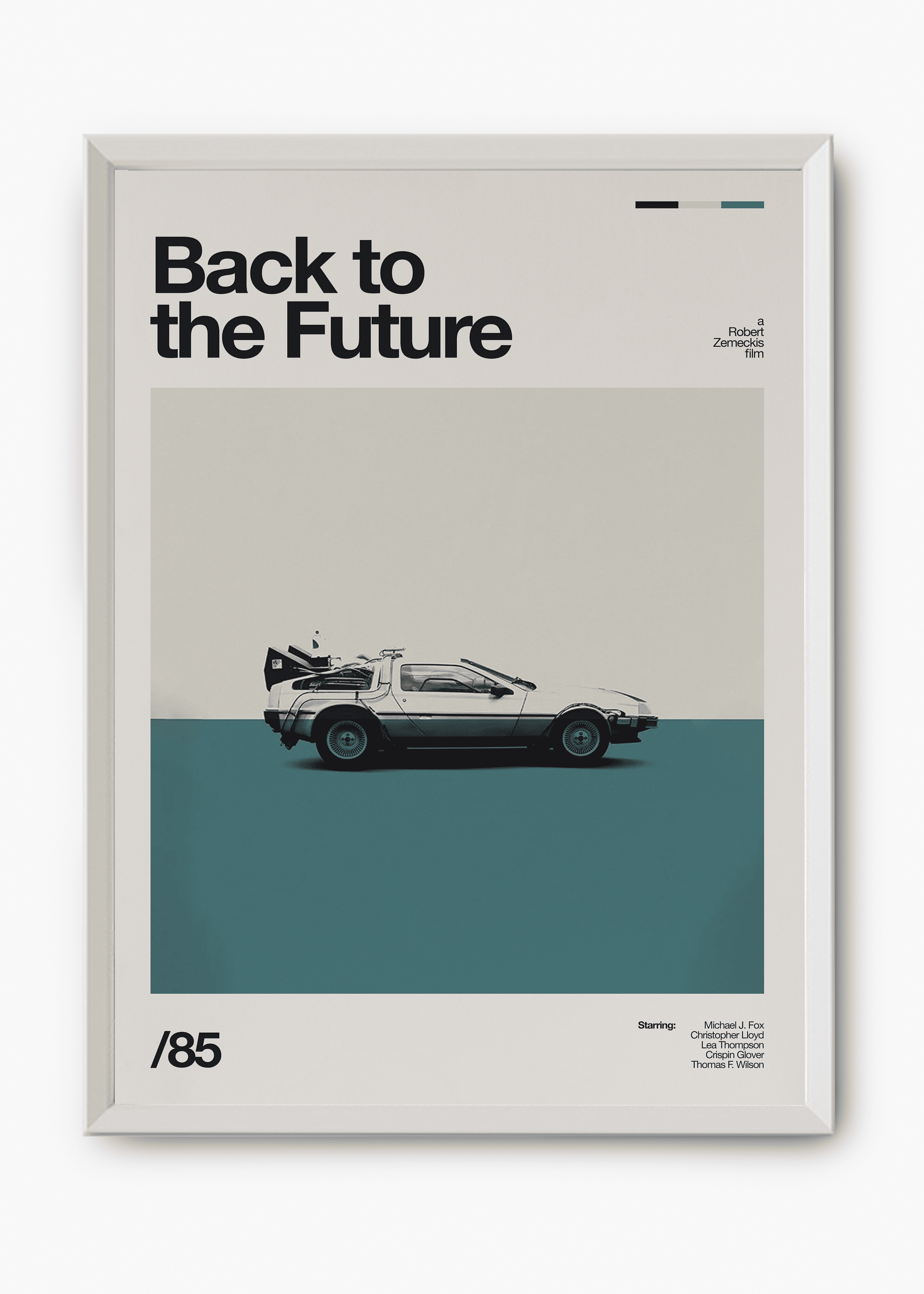 Quadro De volta para o Futuro - Back to the Future