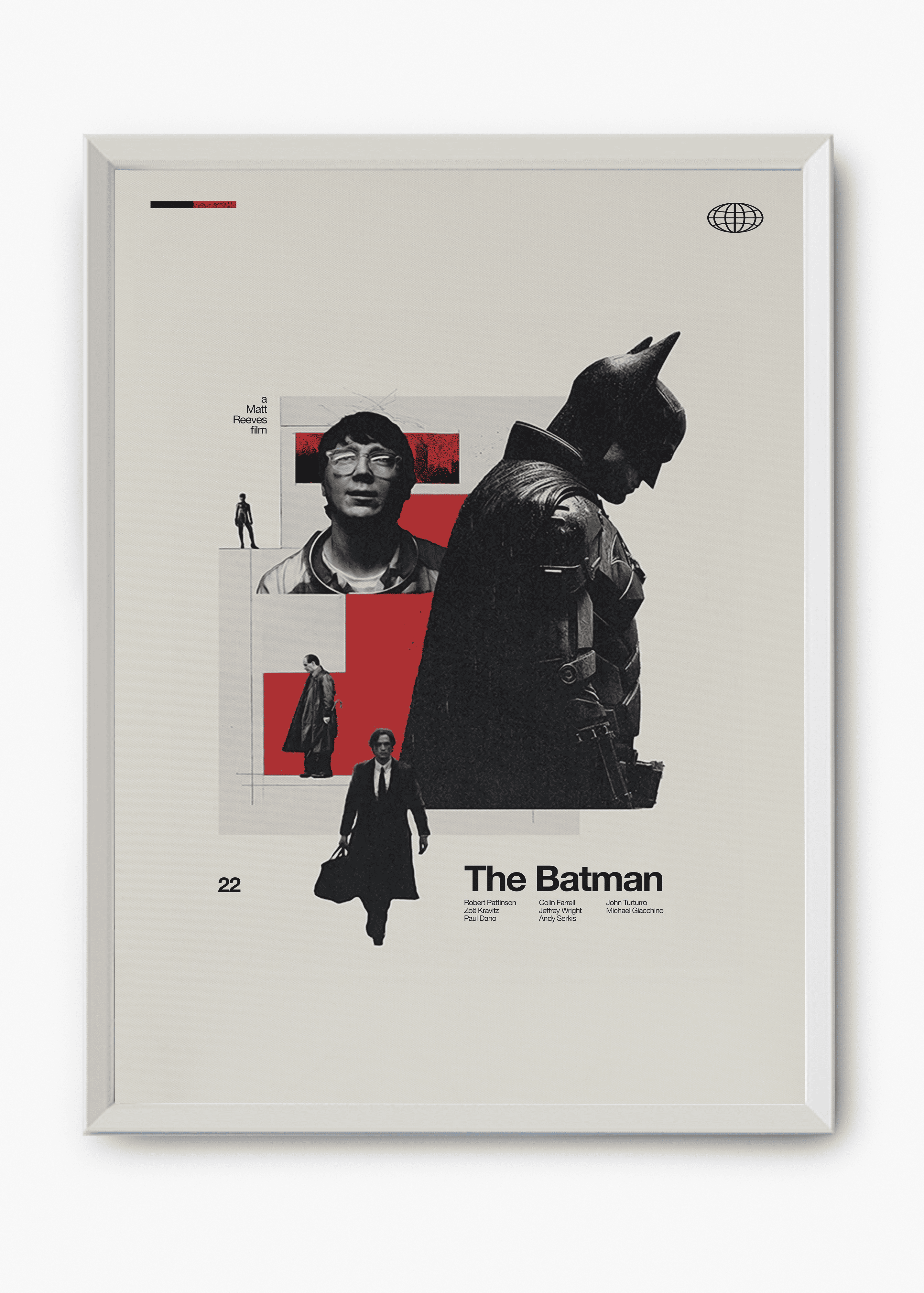 Quadro decorativo Batman — arte de cinema para parede | Cübe Quadros