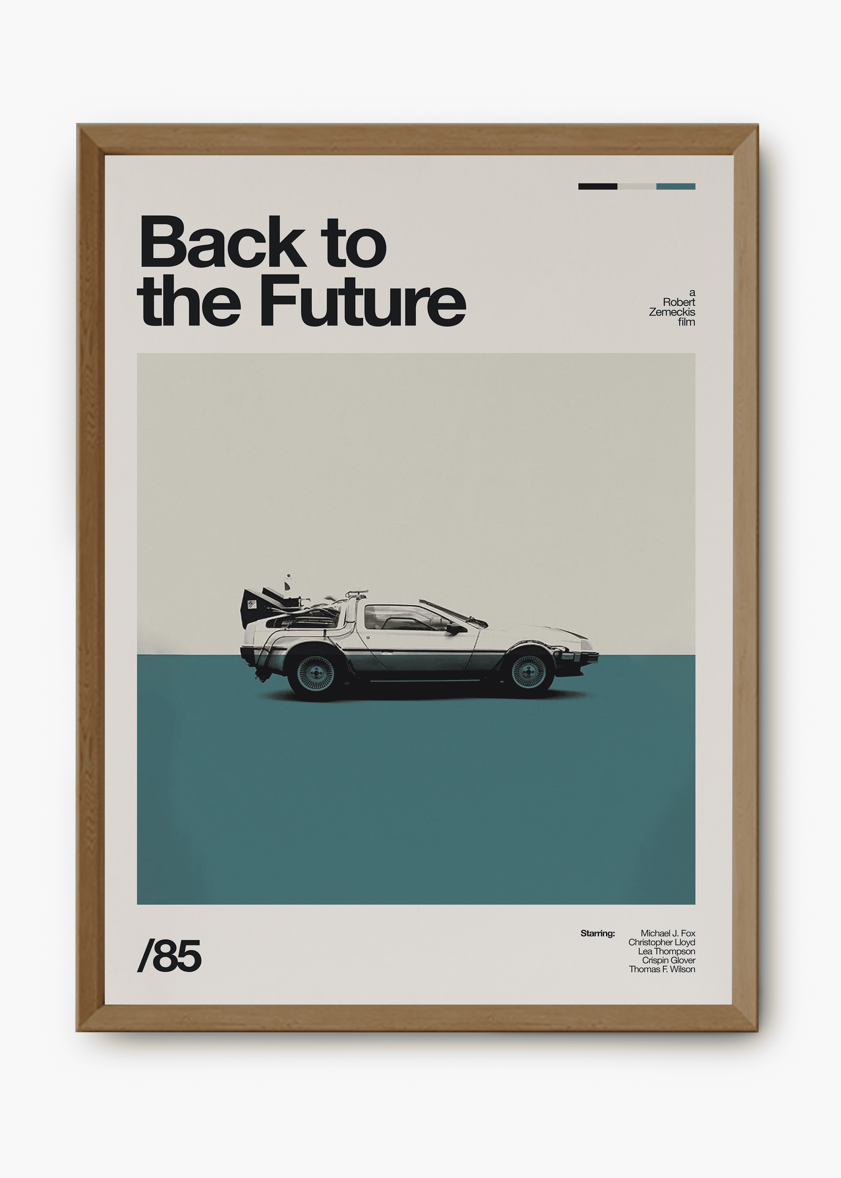 Quadro De volta para o Futuro - Back to the Future