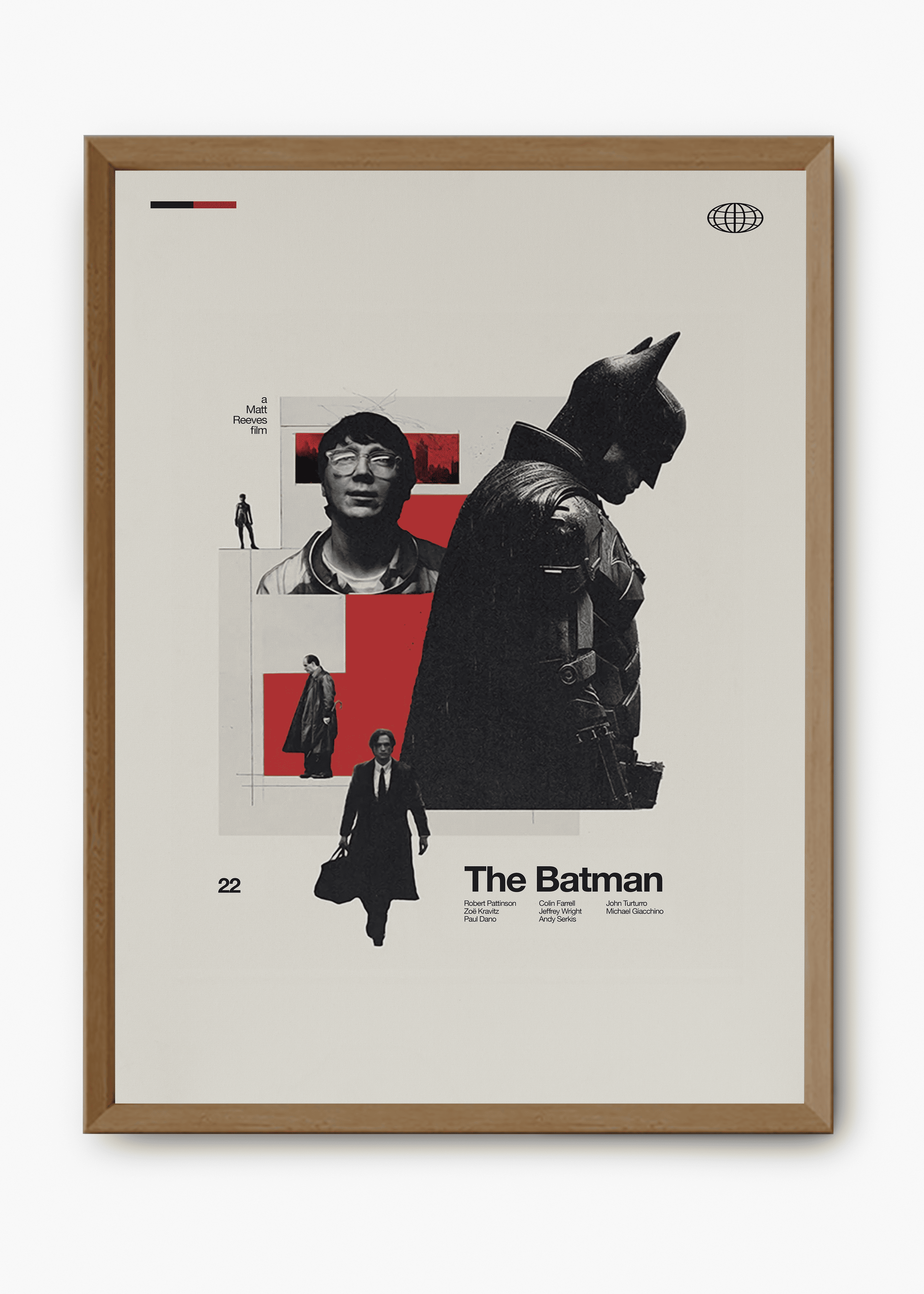 Quadro decorativo Batman — arte de cinema para parede | Cübe Quadros