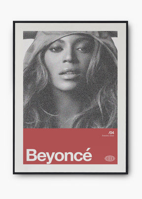 Quadro Beyoncé Silver