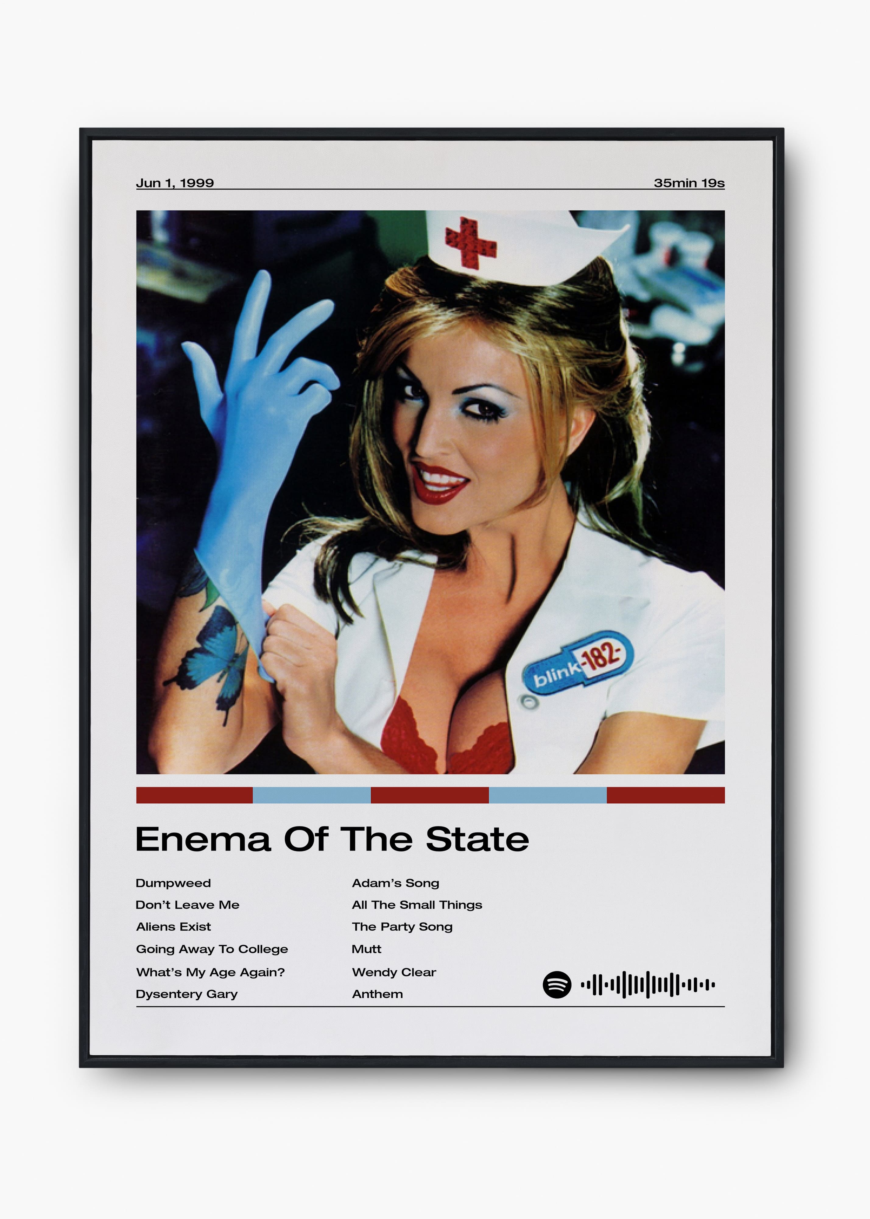 Quadro Blink-182 Enema of the State