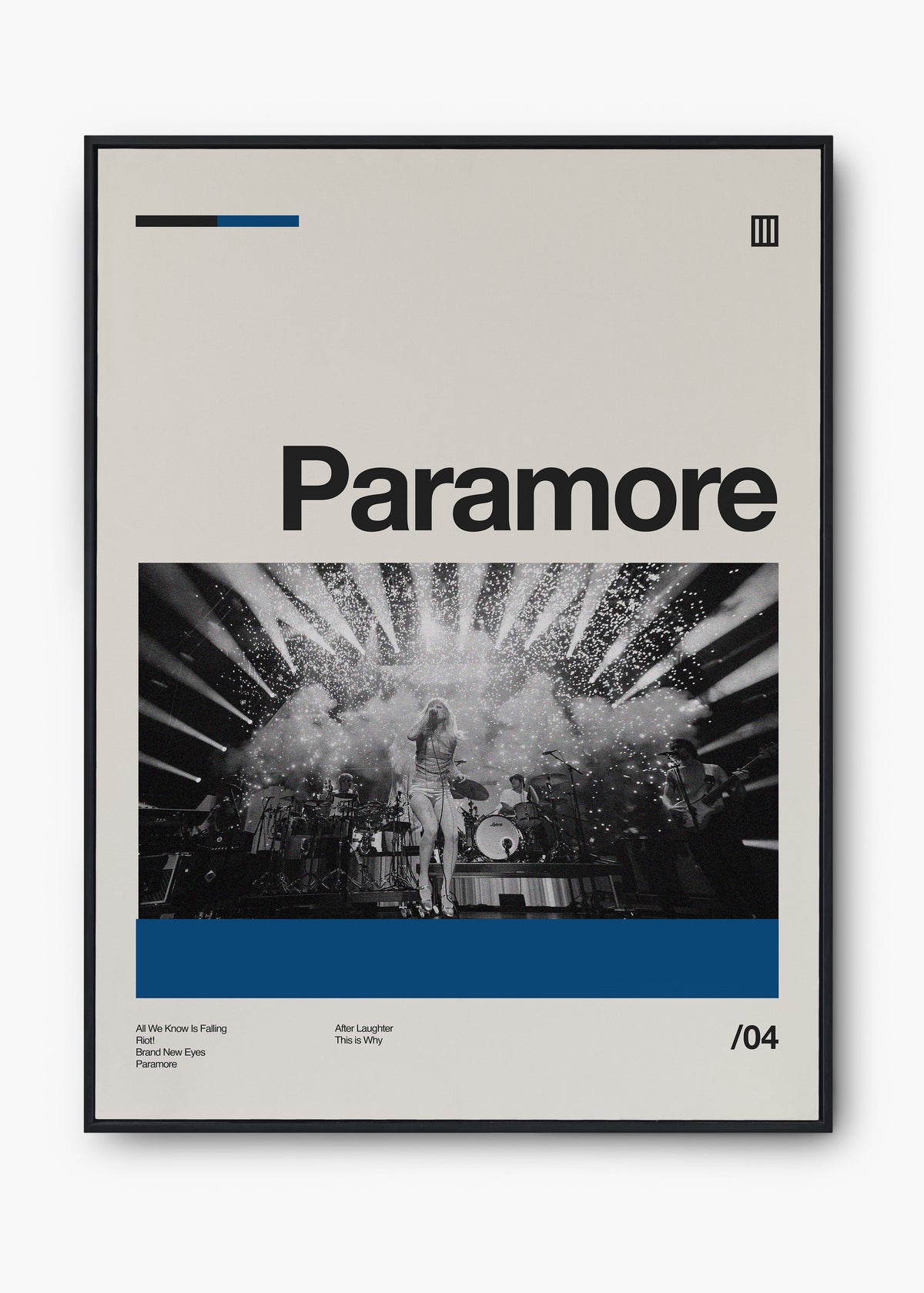 Quadro Banda Paramore