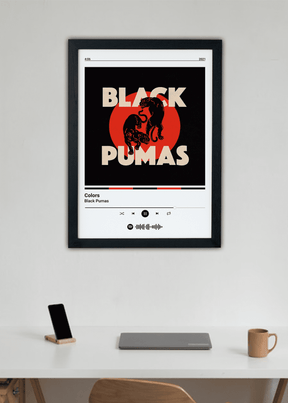 Quadro Black Pumas Colors