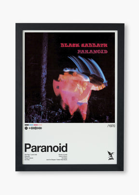 Quadro Black Sabbath Paranoid