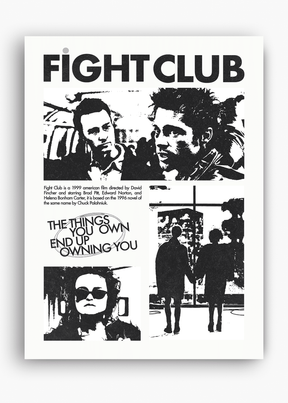 Quadro Clube da Luta - Fight Club