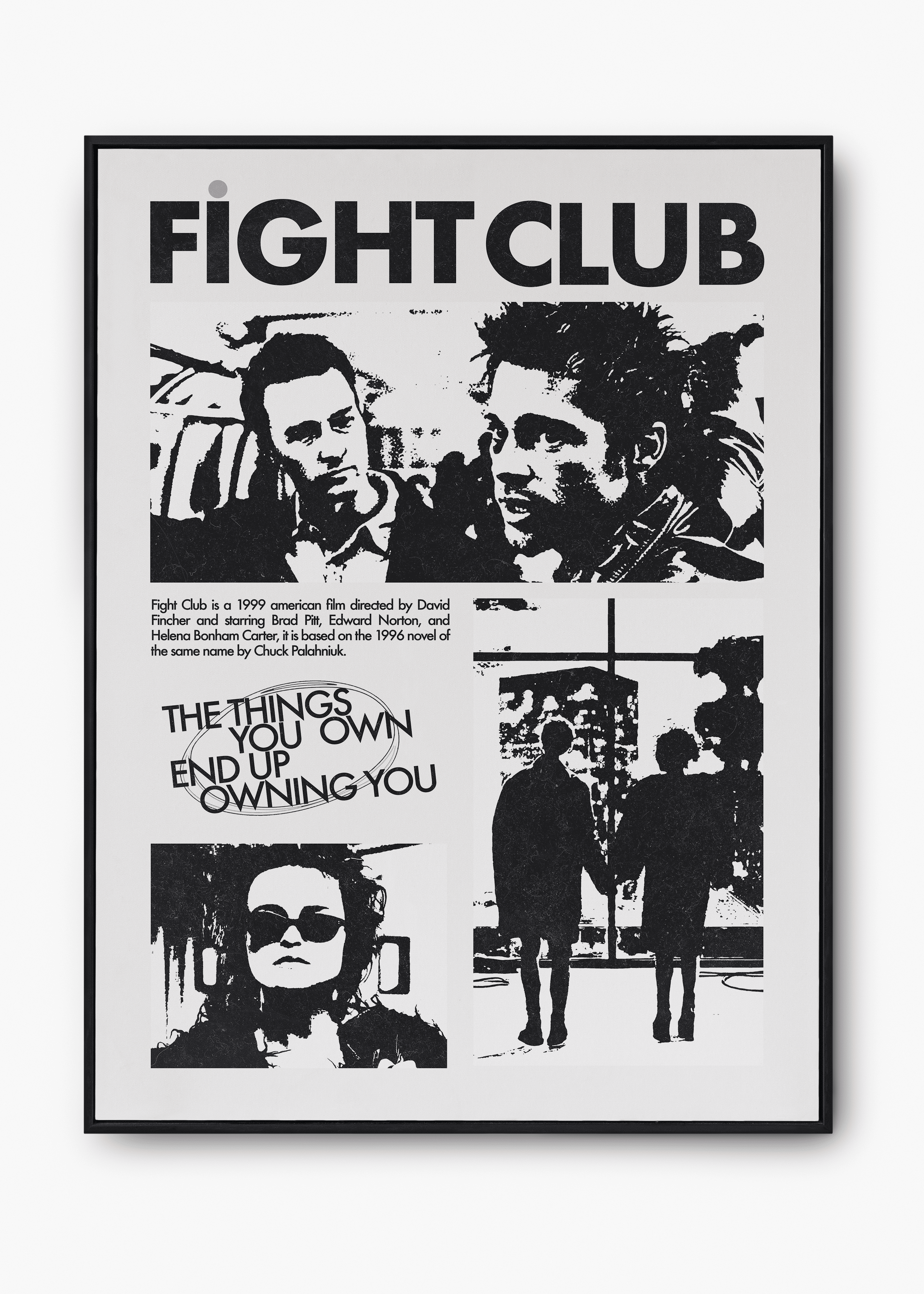 Quadro Clube da Luta - Fight Club
