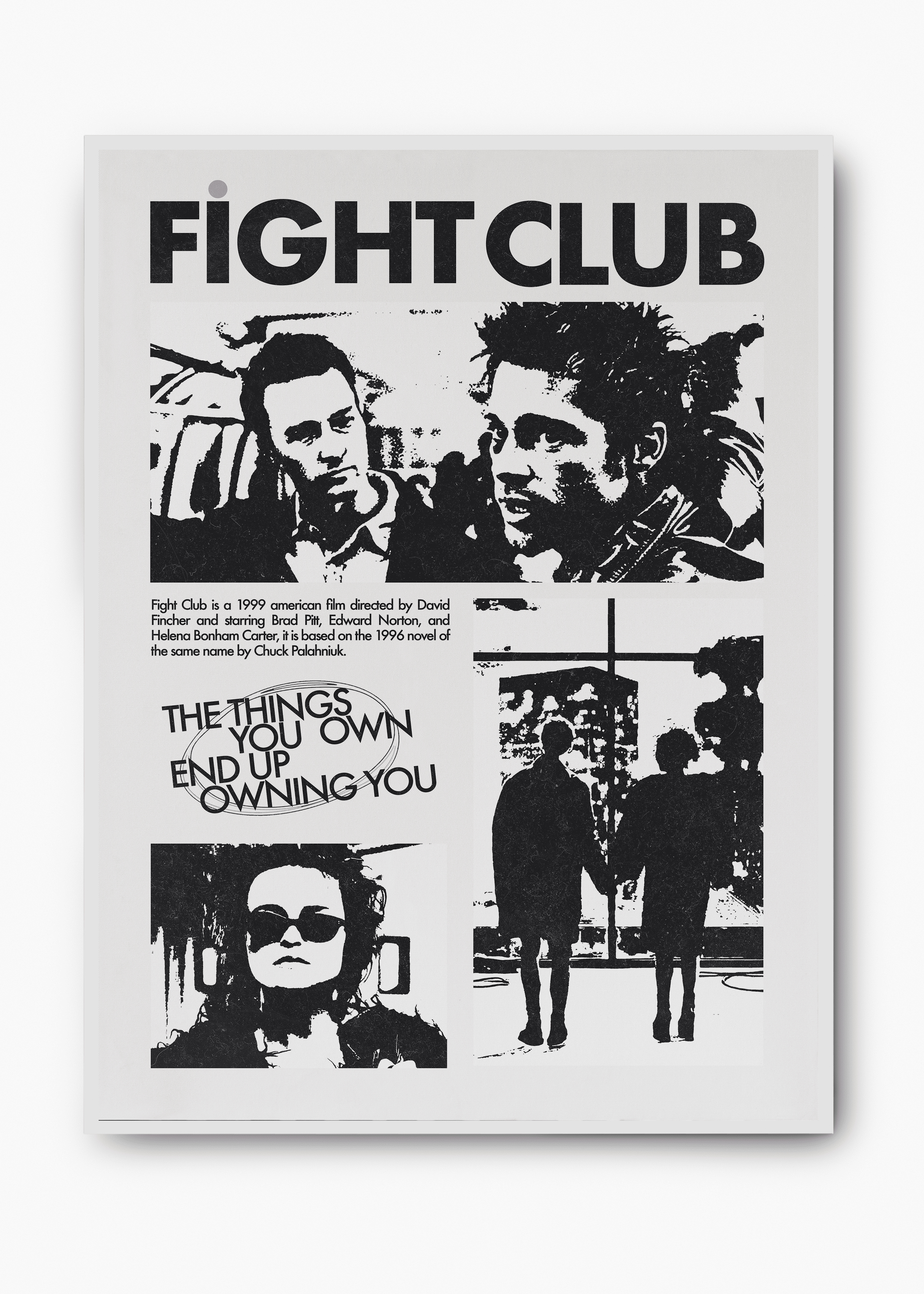 Quadro Clube da Luta - Fight Club
