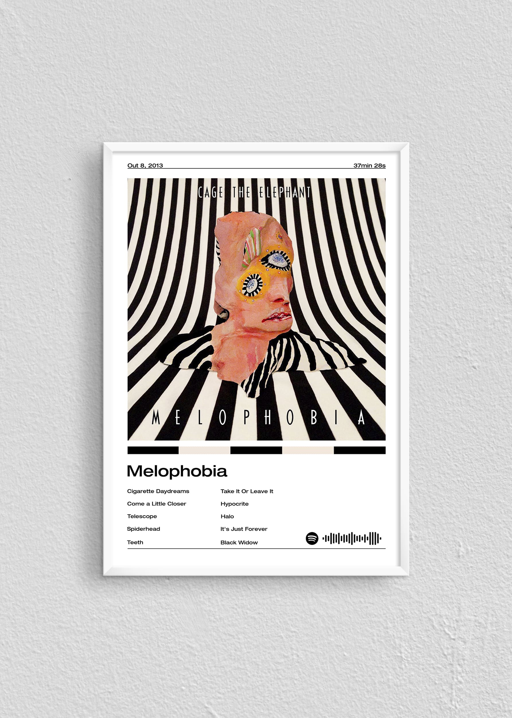 Quadro Cage the Elephant Melophobia