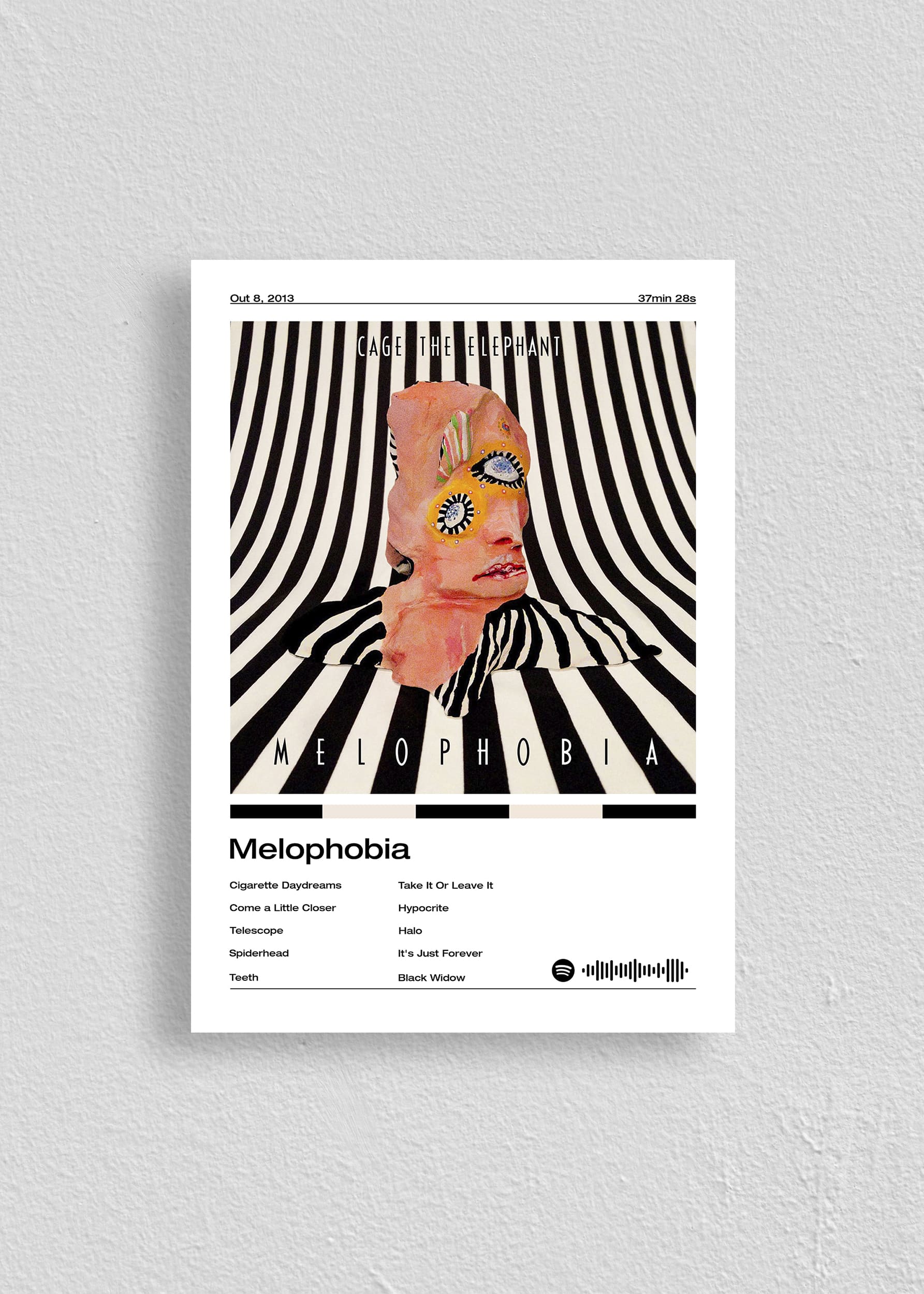 Quadro Cage the Elephant Melophobia