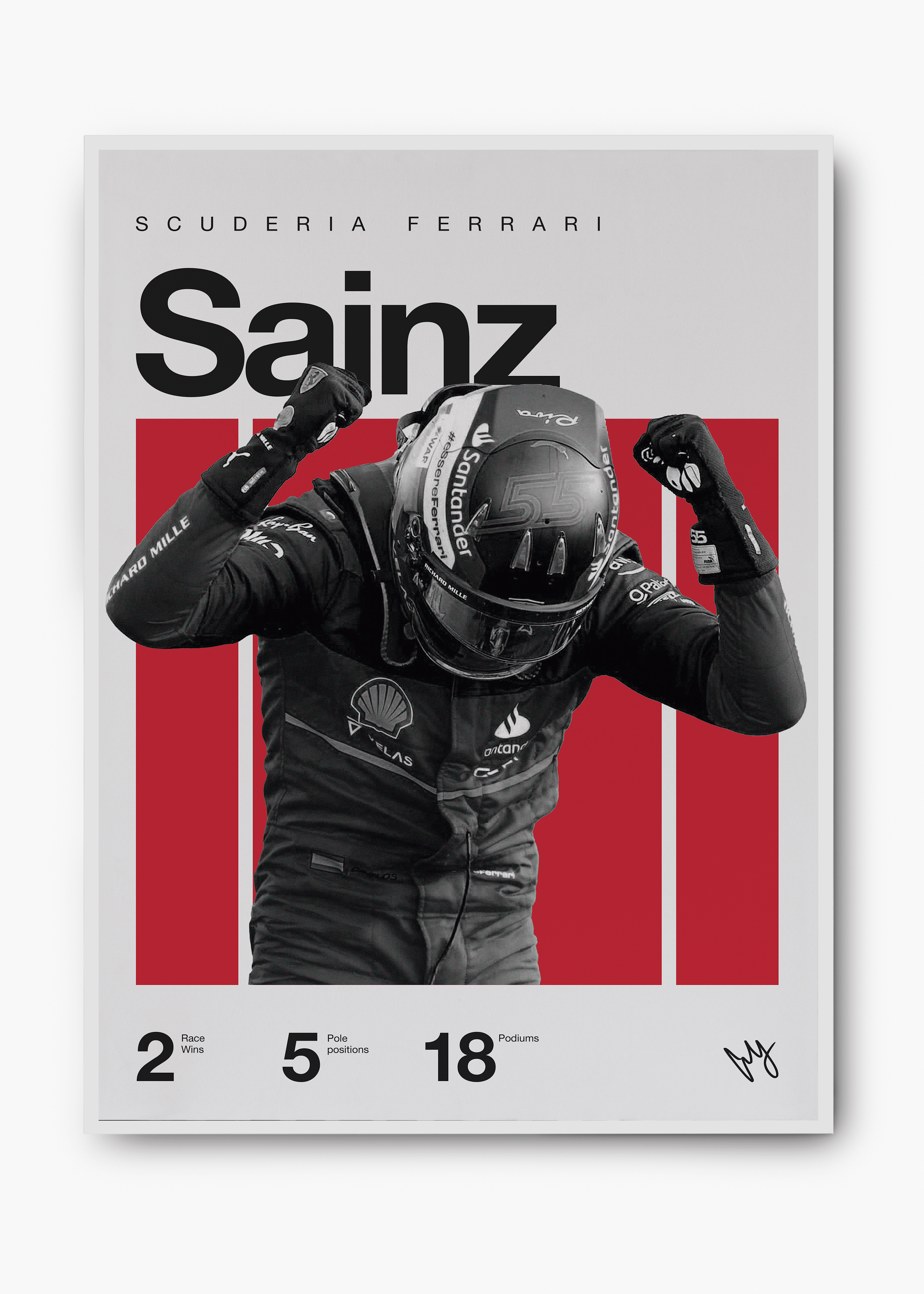 Quadro Carlos Sainz F1