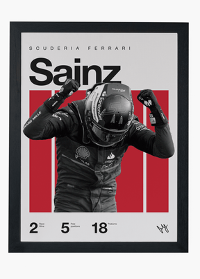 Quadro Carlos Sainz F1