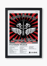 Quadro Charlie Brown Jr. Imunidade Musical