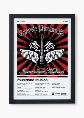 Quadro Charlie Brown Jr. Imunidade Musical