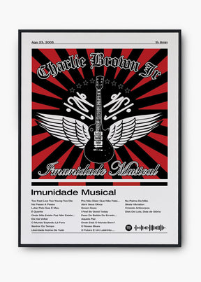 Quadro Charlie Brown Jr. Imunidade Musical