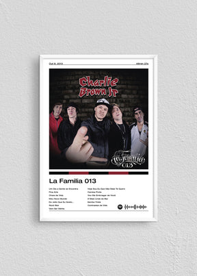 Quadro Charlie Brown Jr La Familia 013