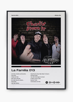 Quadro Charlie Brown Jr La Familia 013