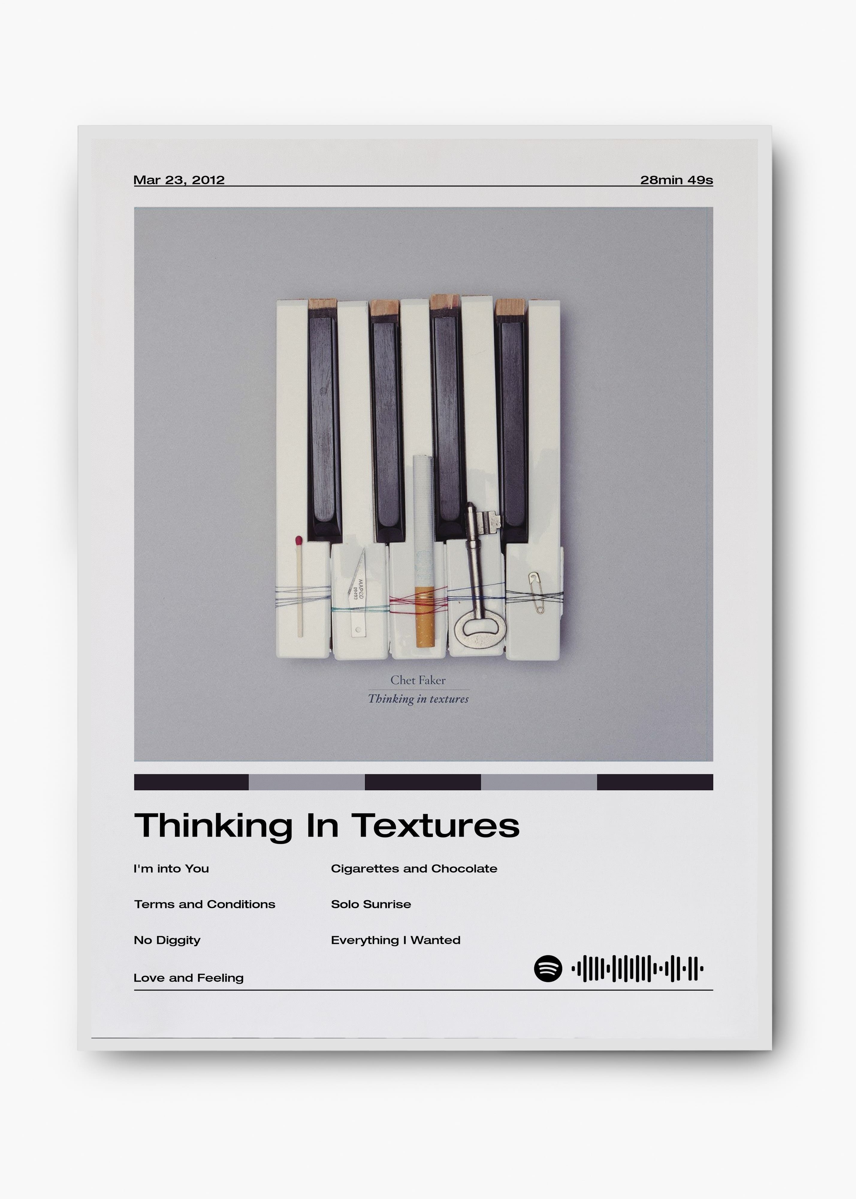 Quadro Chet Faker Thinking in Textures