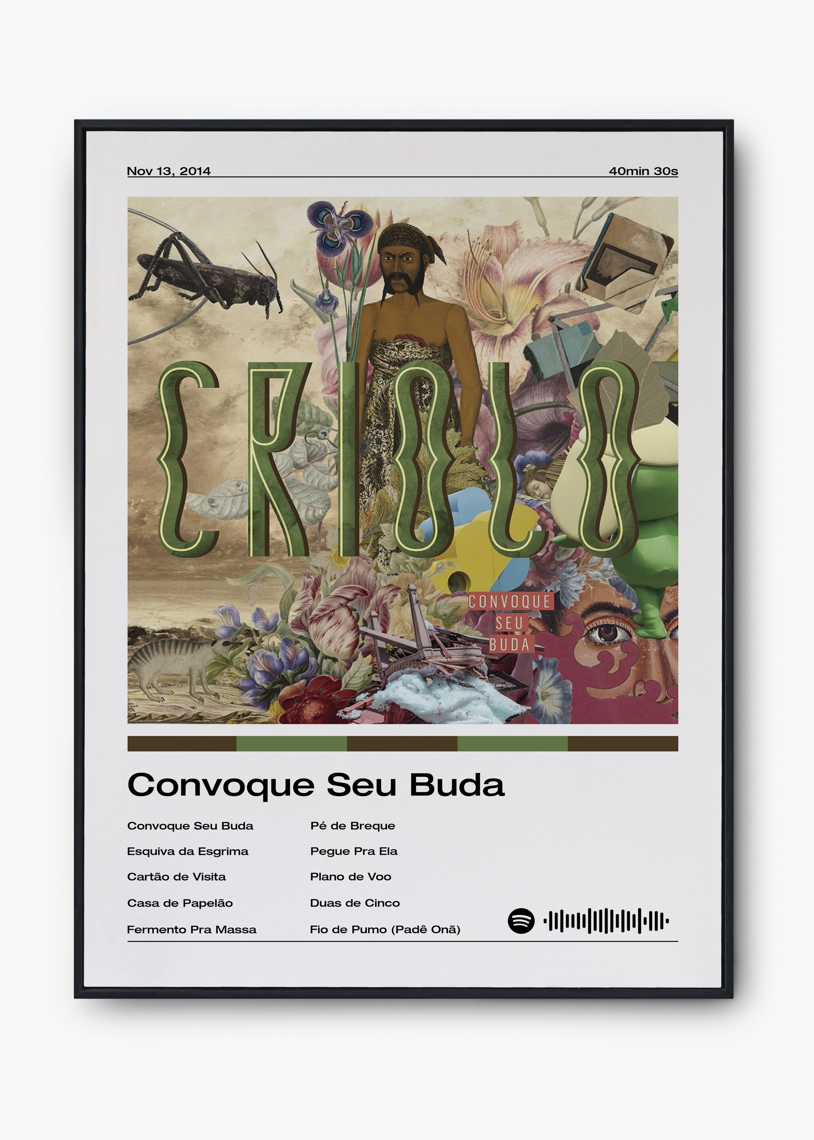 Quadro Criolo Convoque Seu Buda