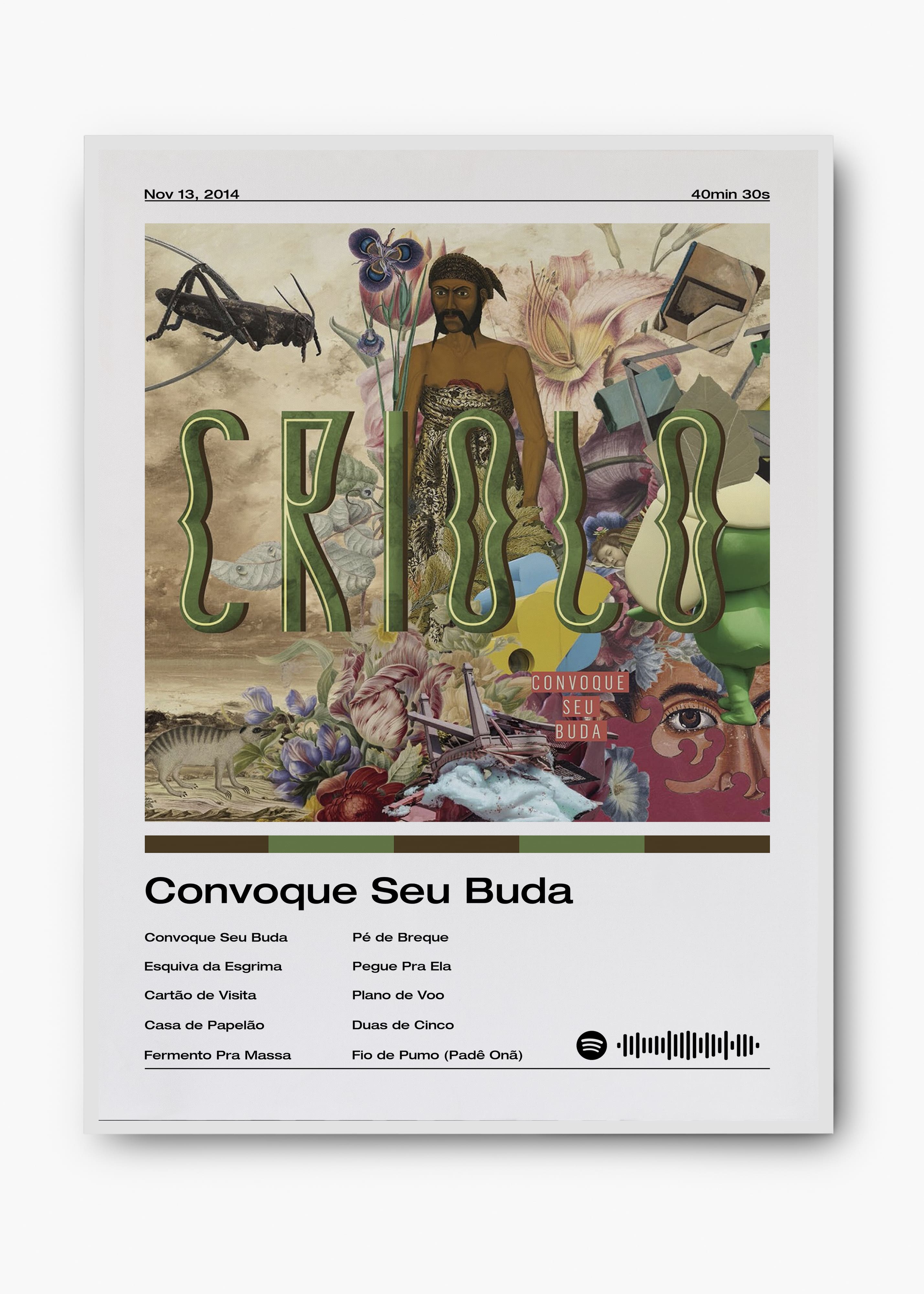 Quadro Criolo Convoque Seu Buda