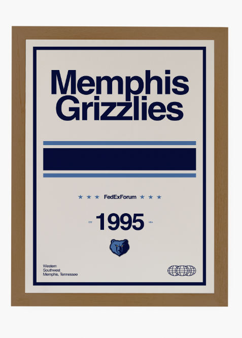 Quadro NBA Memphis Grizzlies
