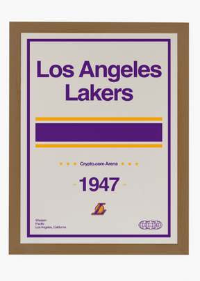 Quadro NBA Los Angeles Lakers