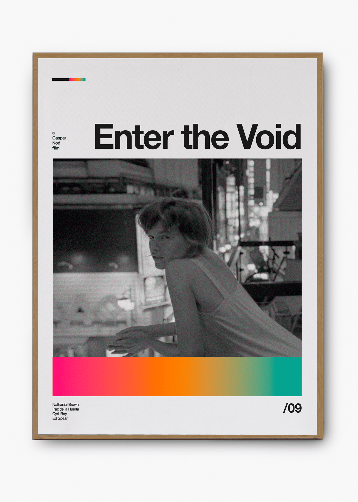Quadro decorativo Enter the Void — arte de cinema para parede | Cübe Quadros