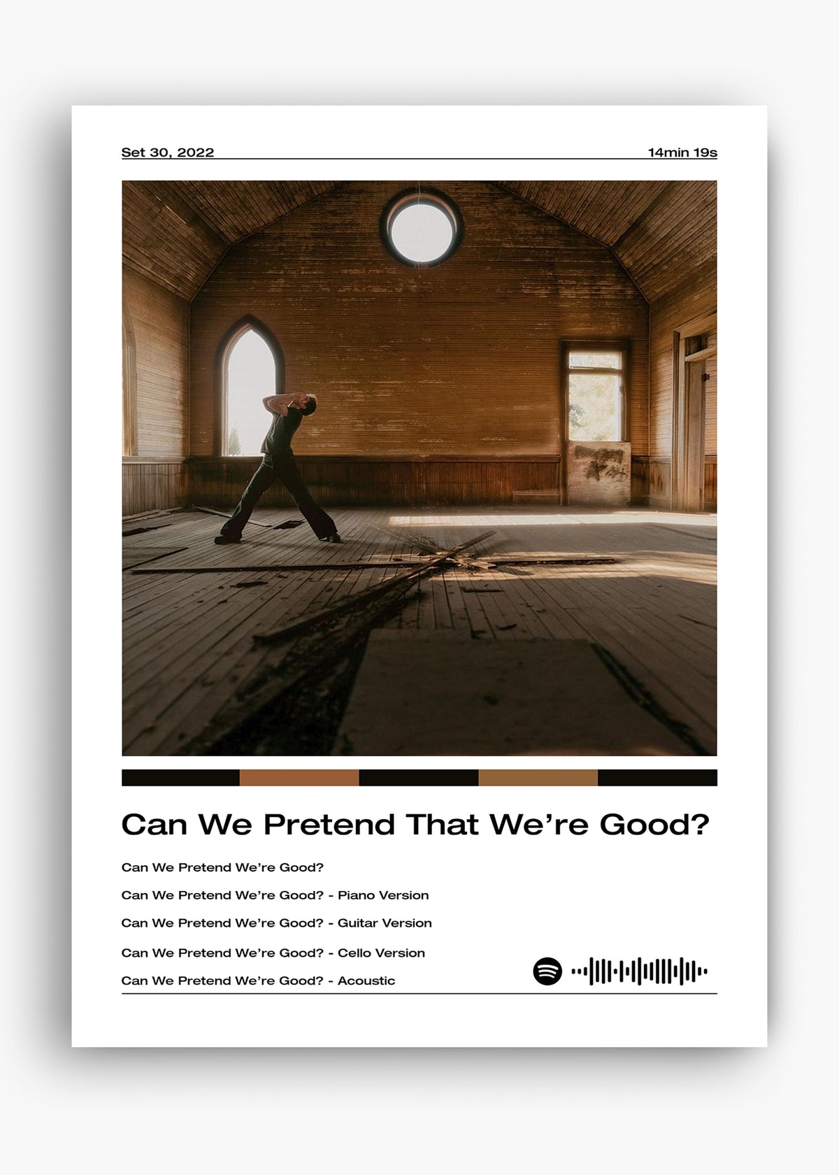 Quadro decorativo Daniel Seavey Can We Pretend That We're Good — arte pop para parede | Cübe Quadros