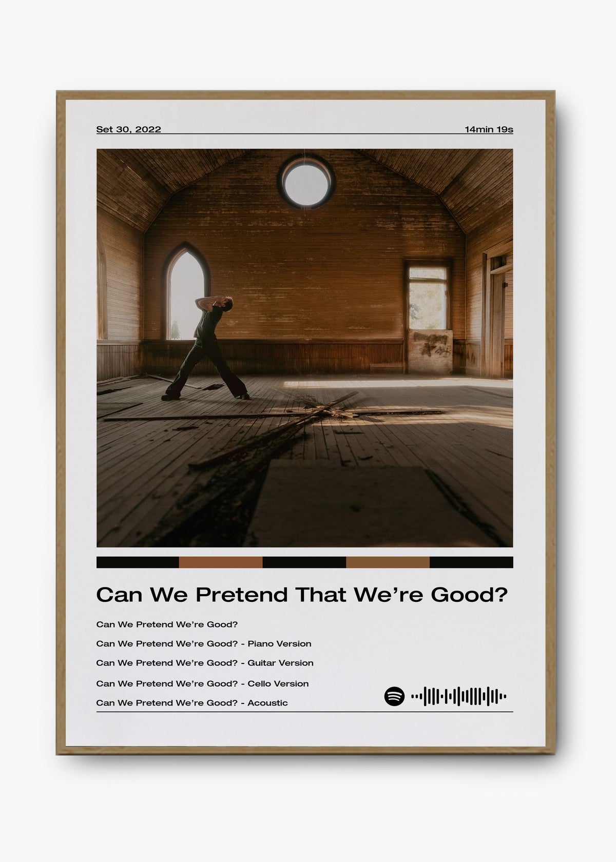 Quadro decorativo Daniel Seavey Can We Pretend That We're Good — arte pop para parede | Cübe Quadros