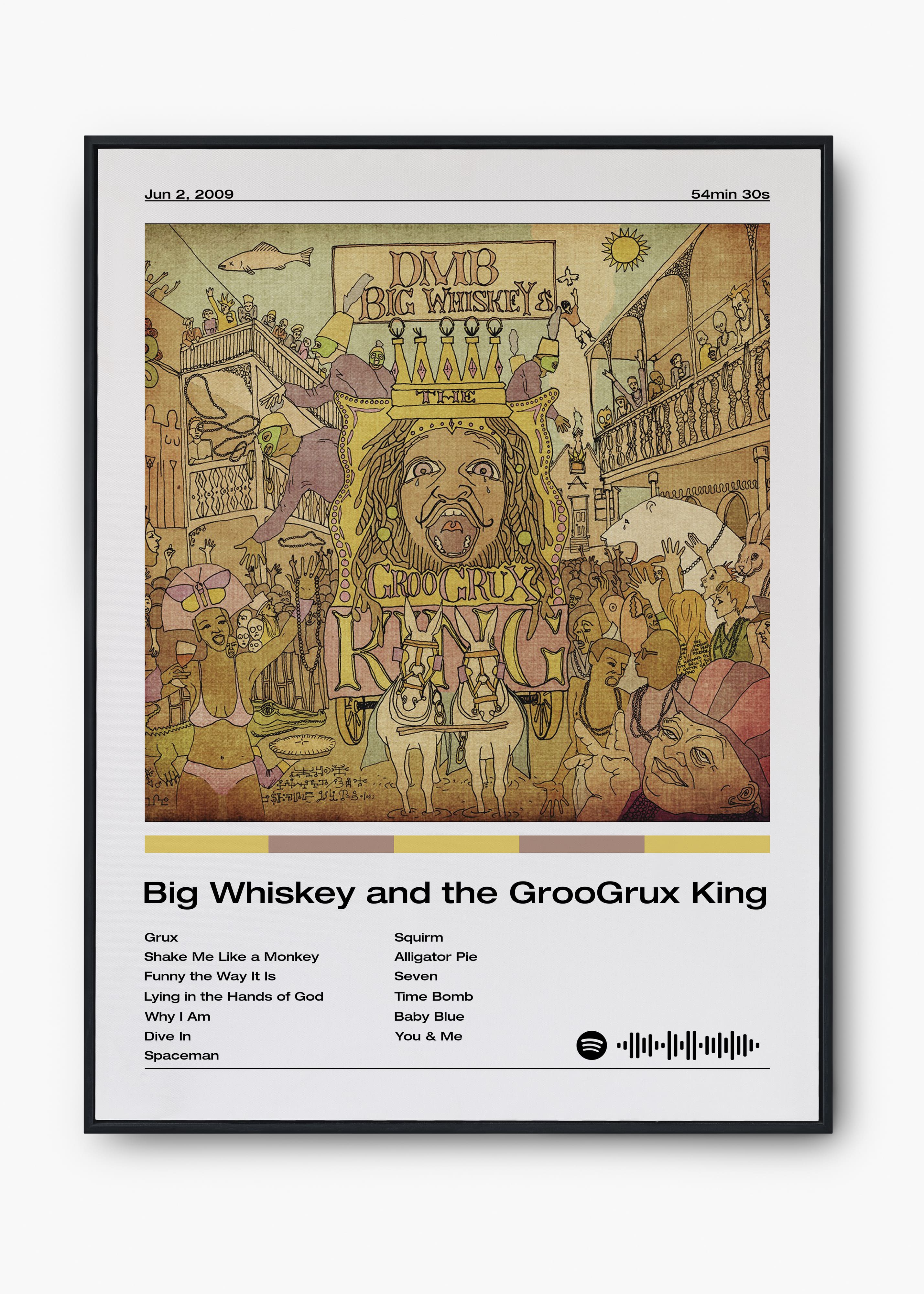 Quadro Dave Matthews Band Big Whiskey & the GrooGrux King