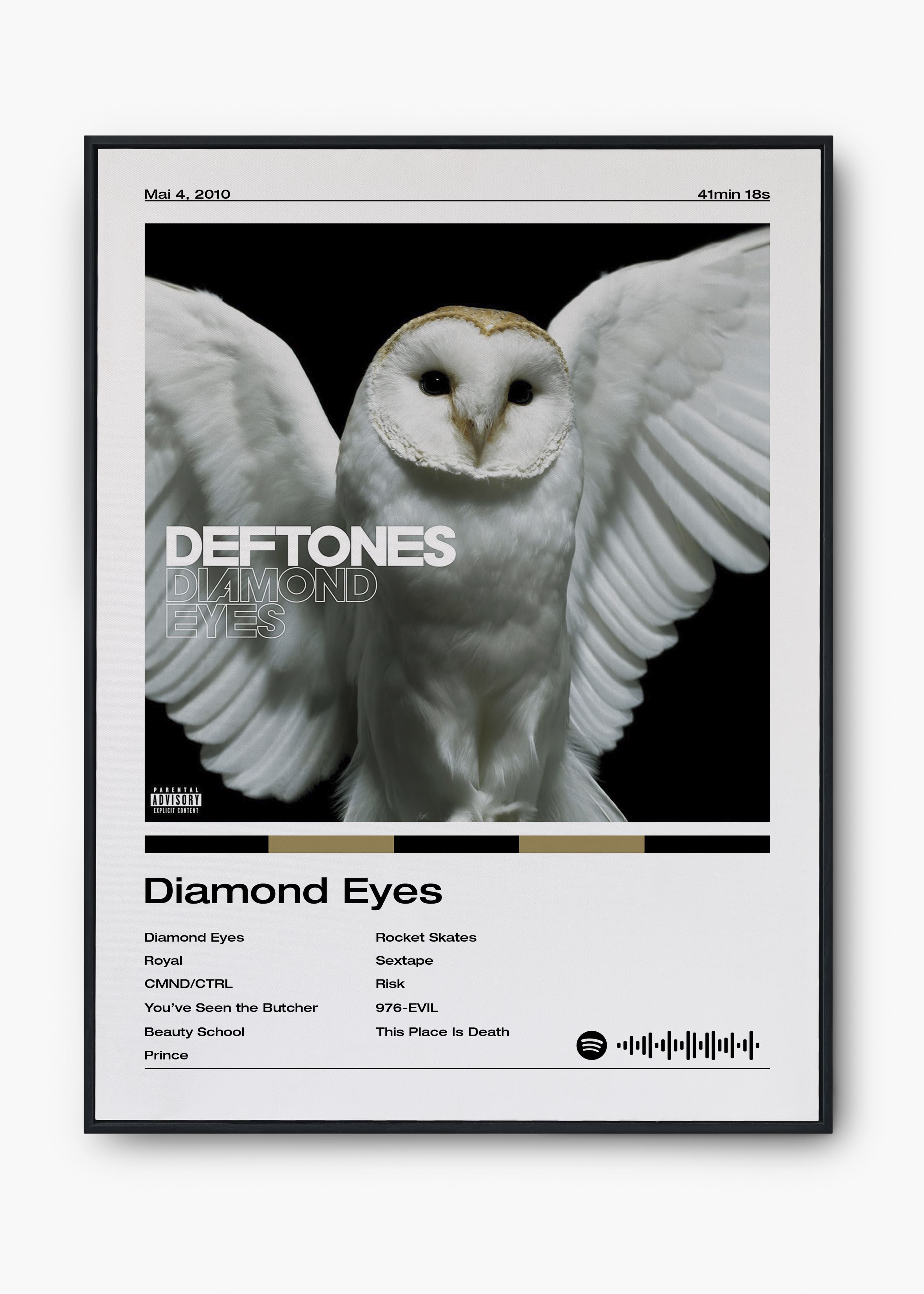 Quadro Deftones Diamond Eyes