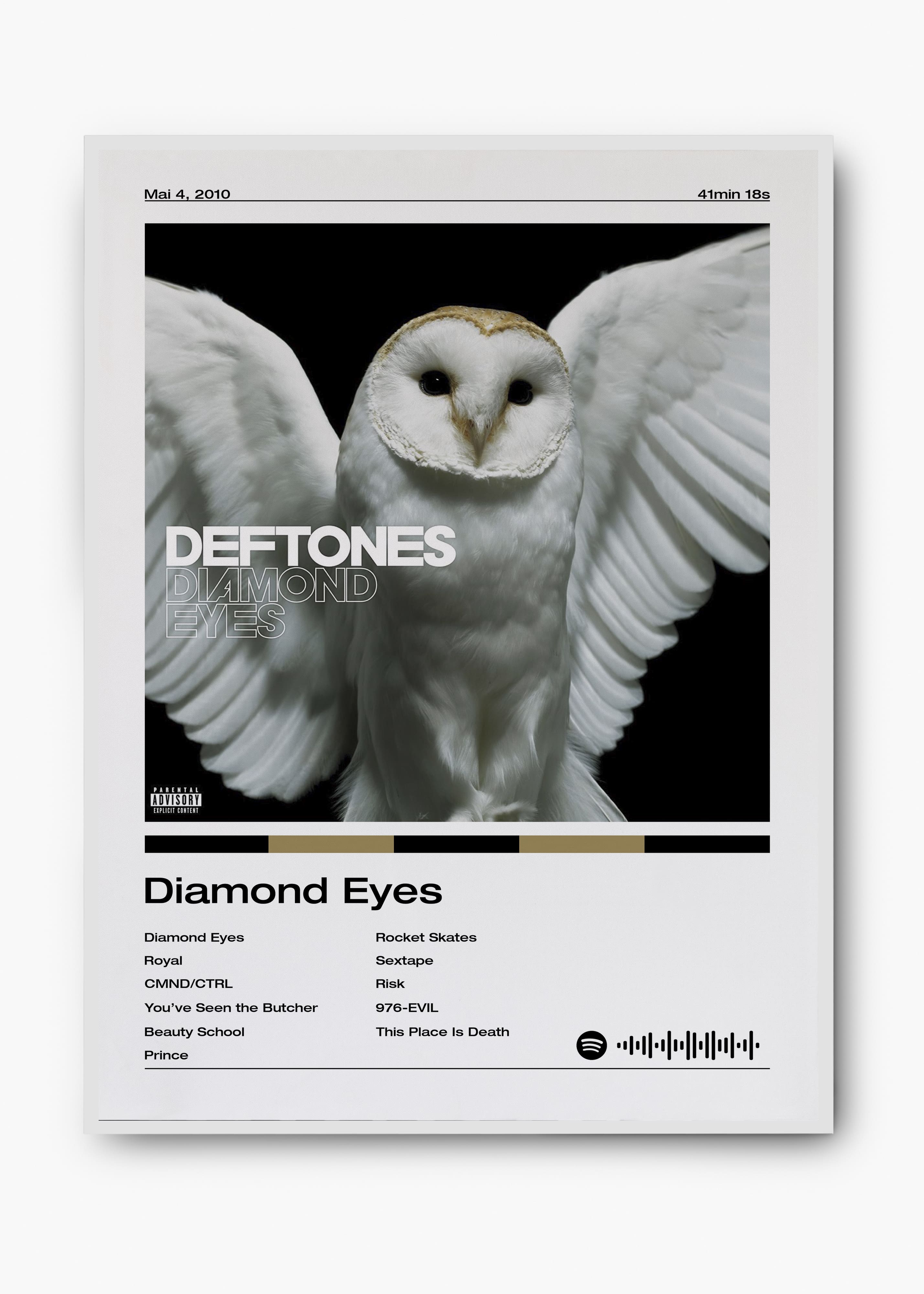 Quadro Deftones Diamond Eyes