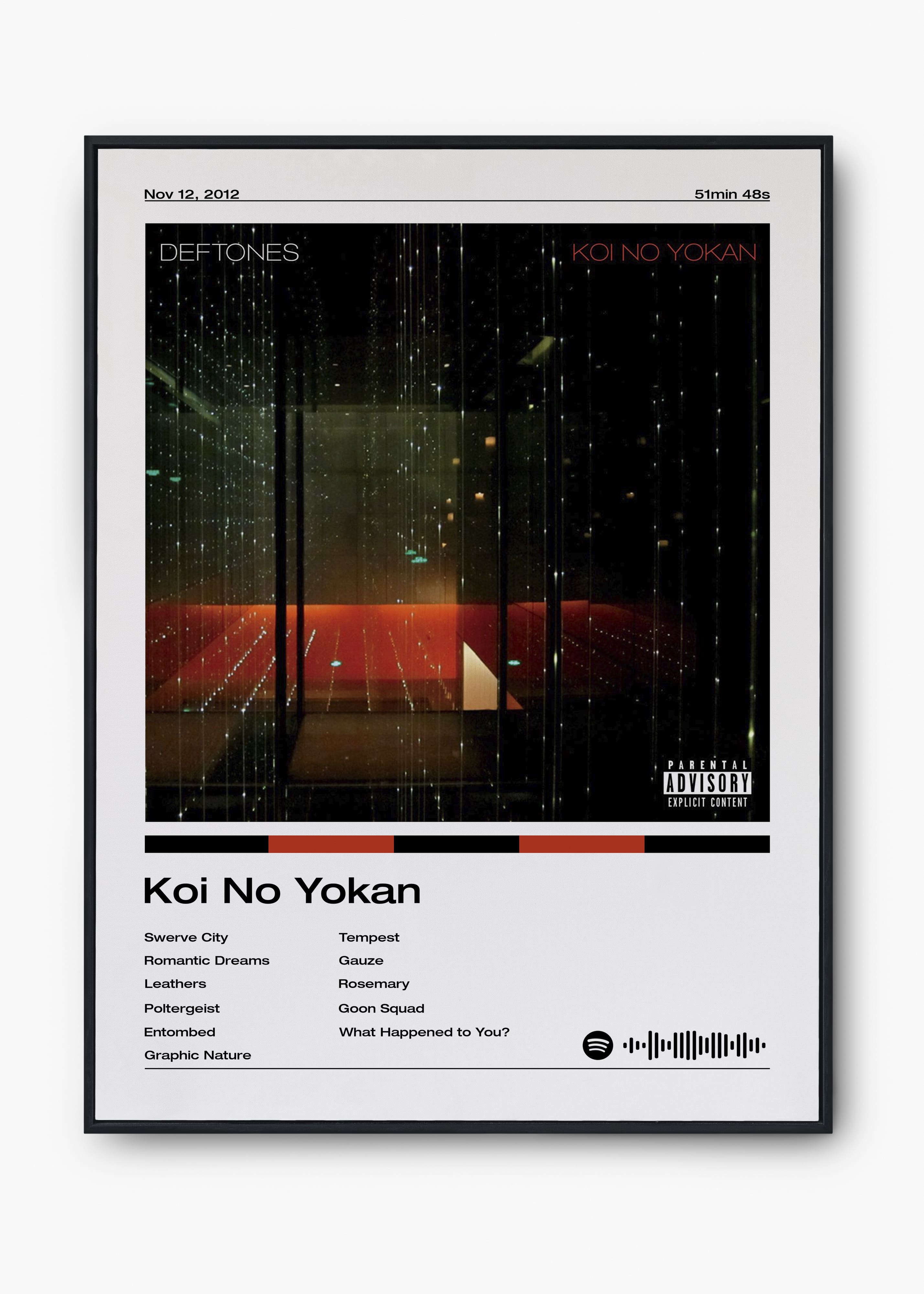 Quadro Deftones Koi No Yokan