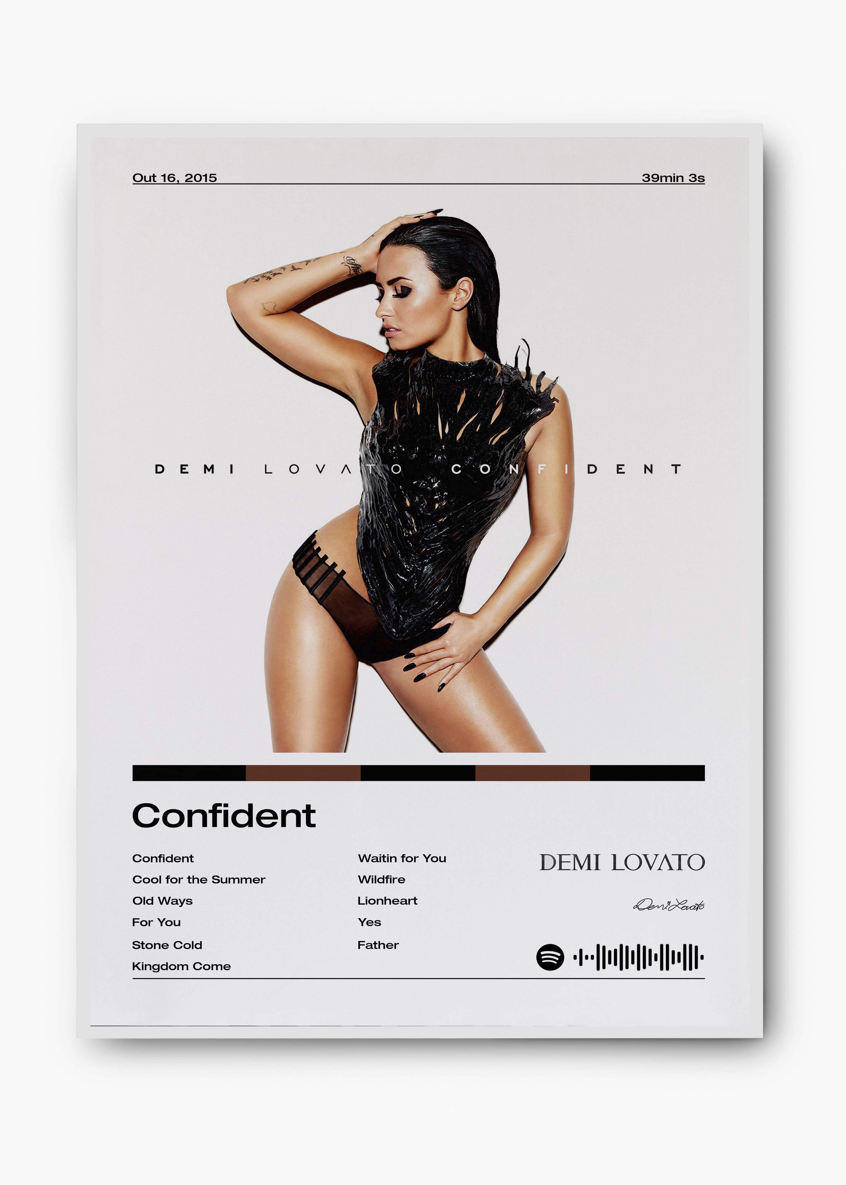 Quadro Demi Lovato Confident