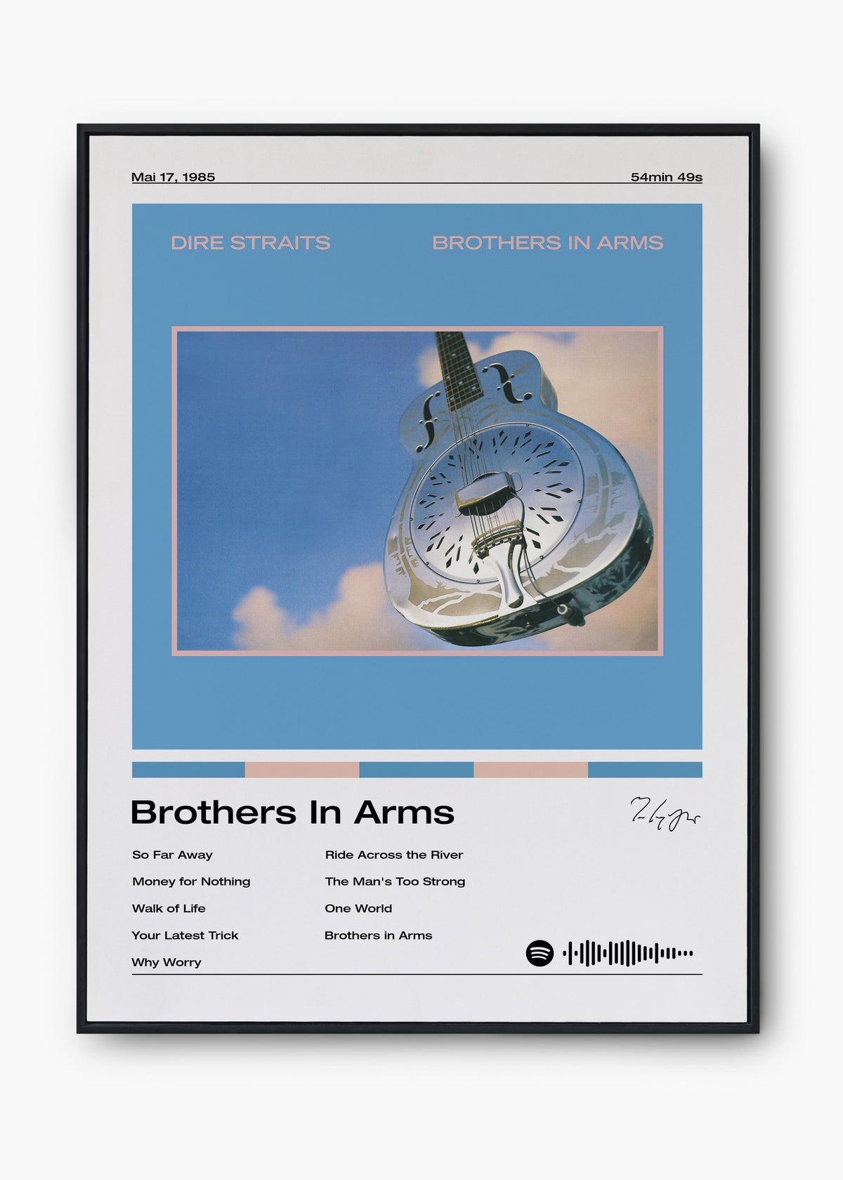 Quadro Dire Straits Brothers In Arms