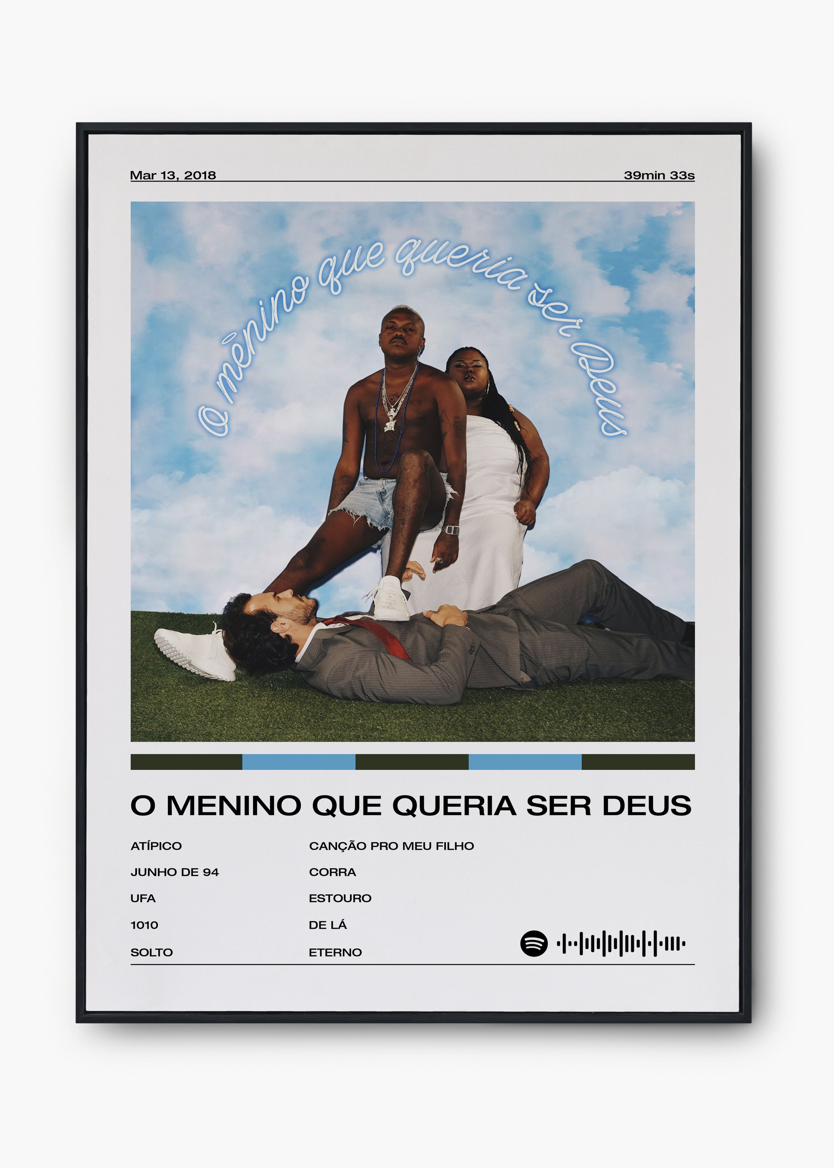 Quadro Djonga O MENINO QUE QUERIA SER DEUS