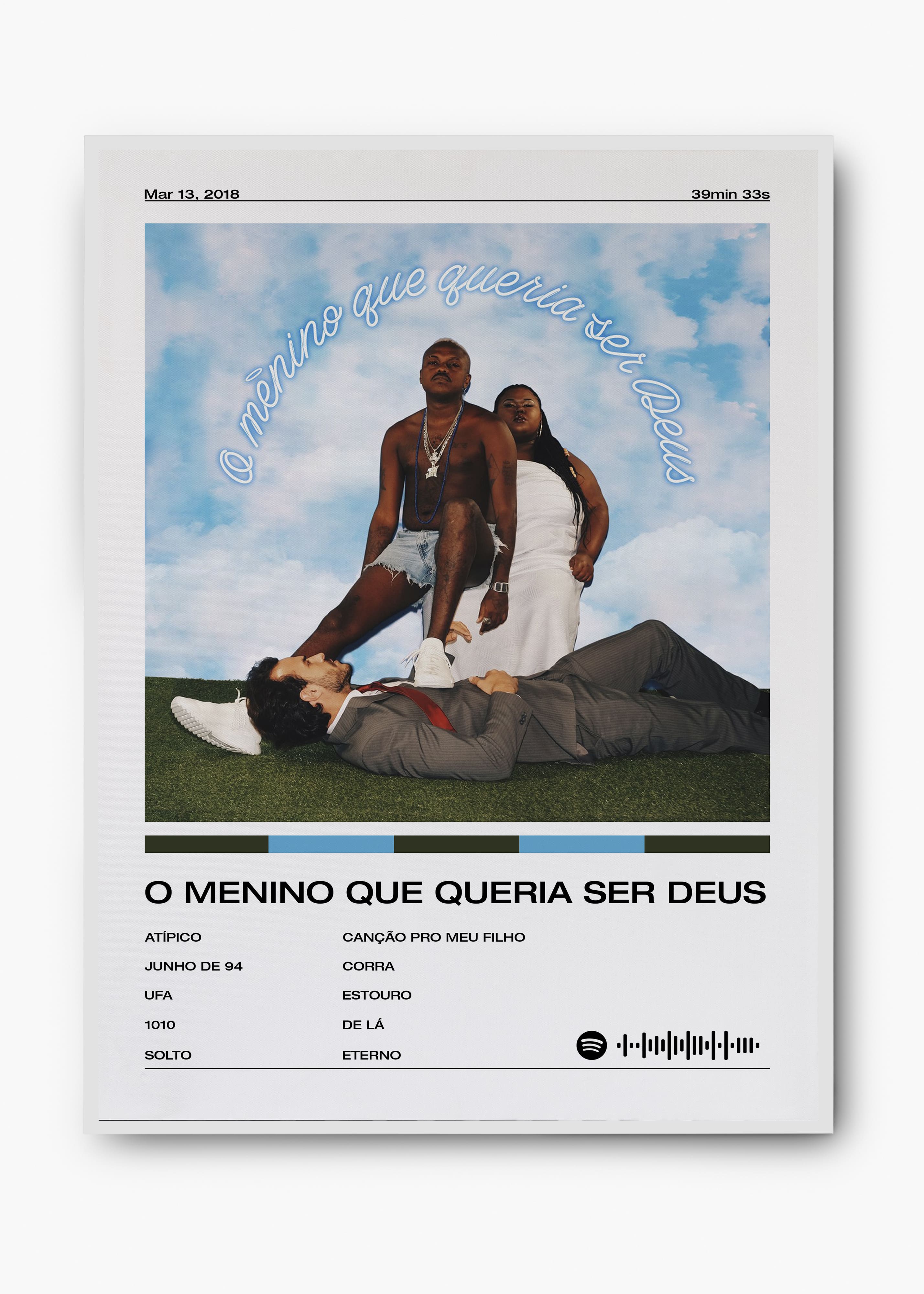 Quadro Djonga O MENINO QUE QUERIA SER DEUS