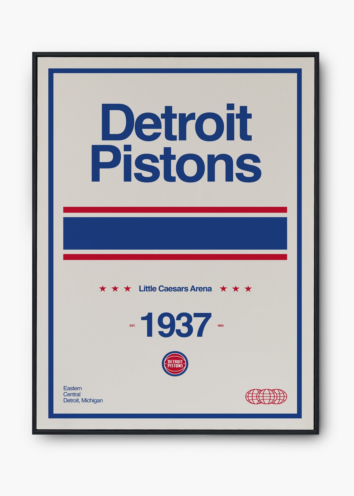 Quadro NBA Detroit Pistons