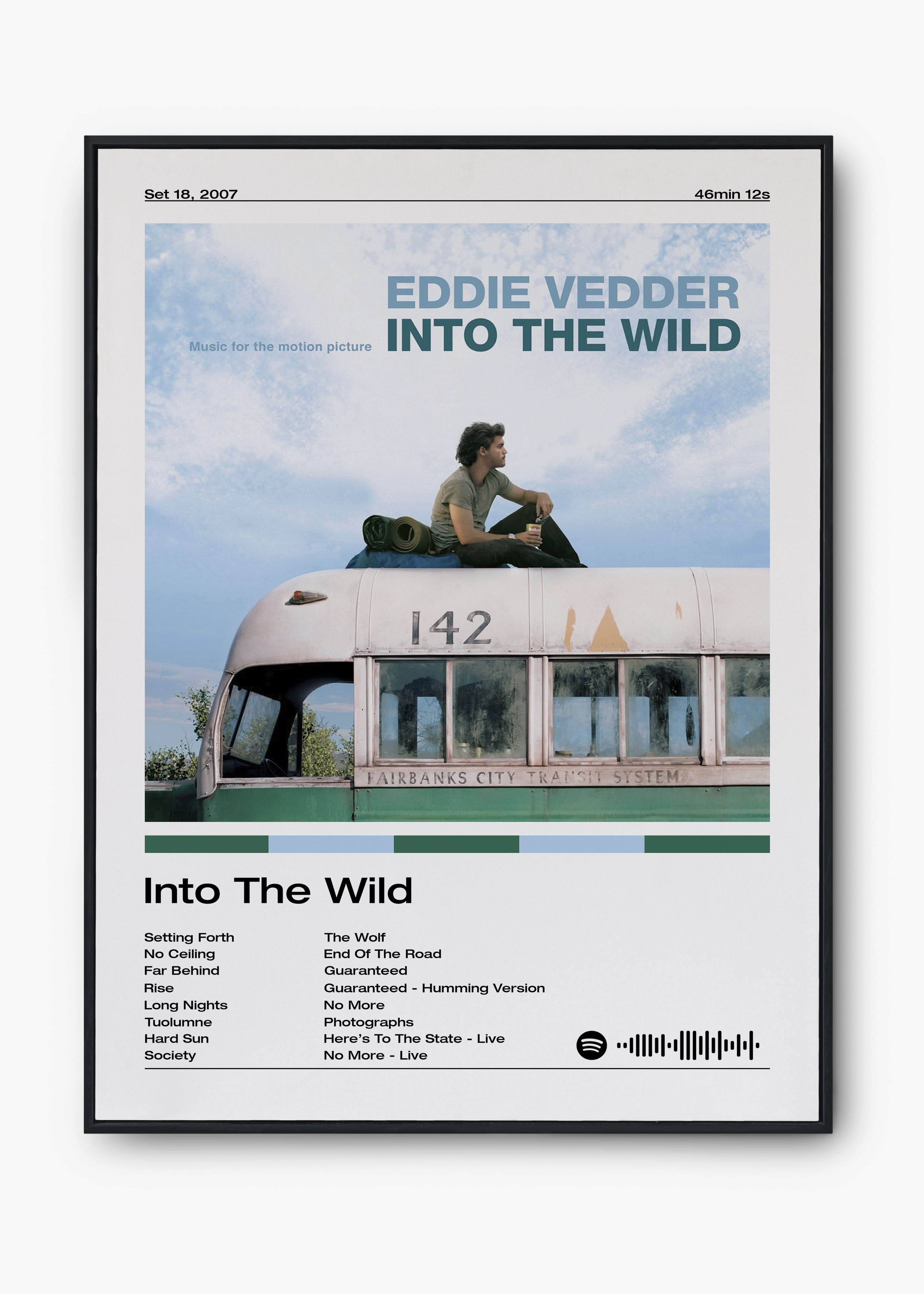 Quadro Eddie Vedder Into The Wild