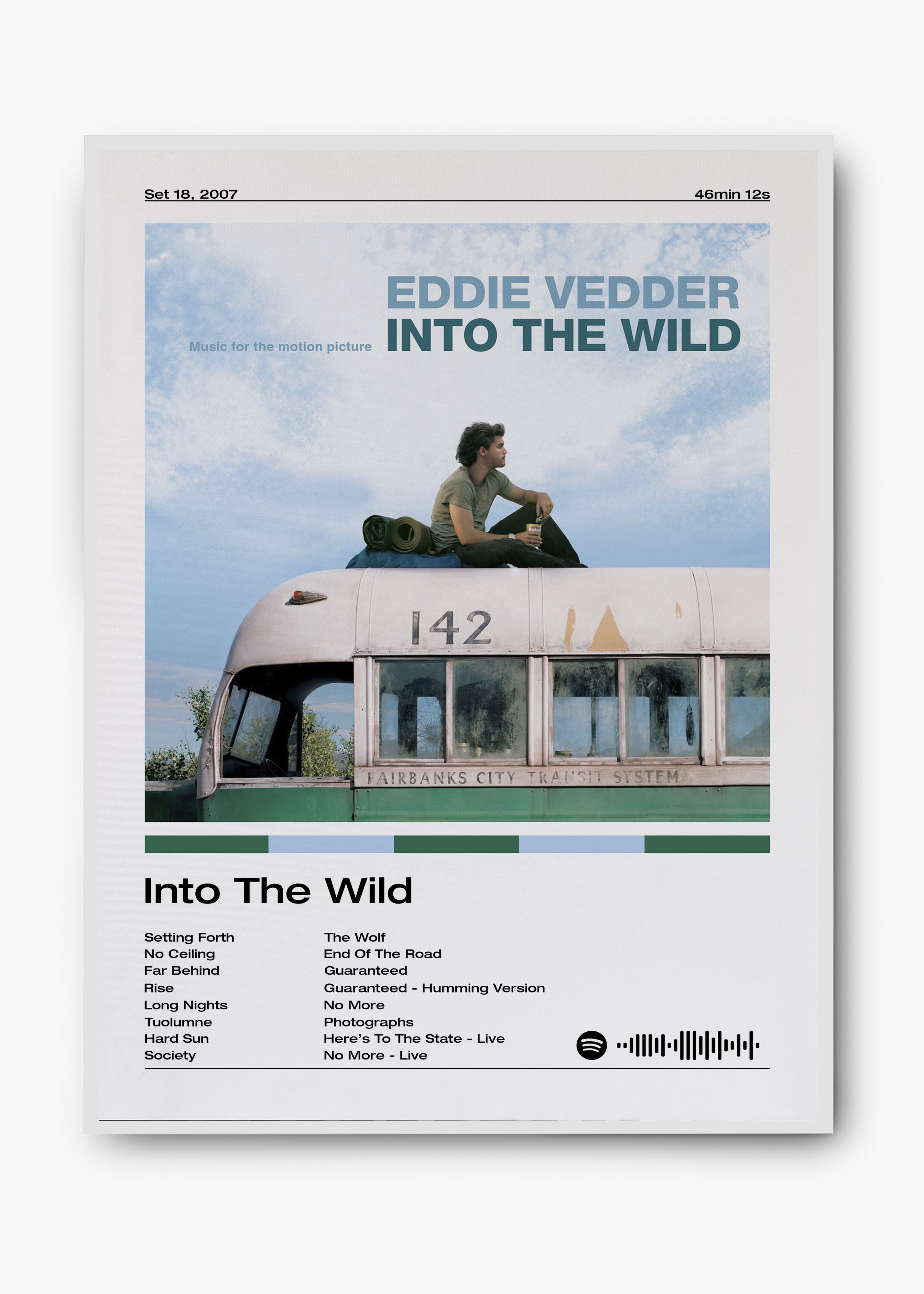 Quadro Eddie Vedder Into The Wild